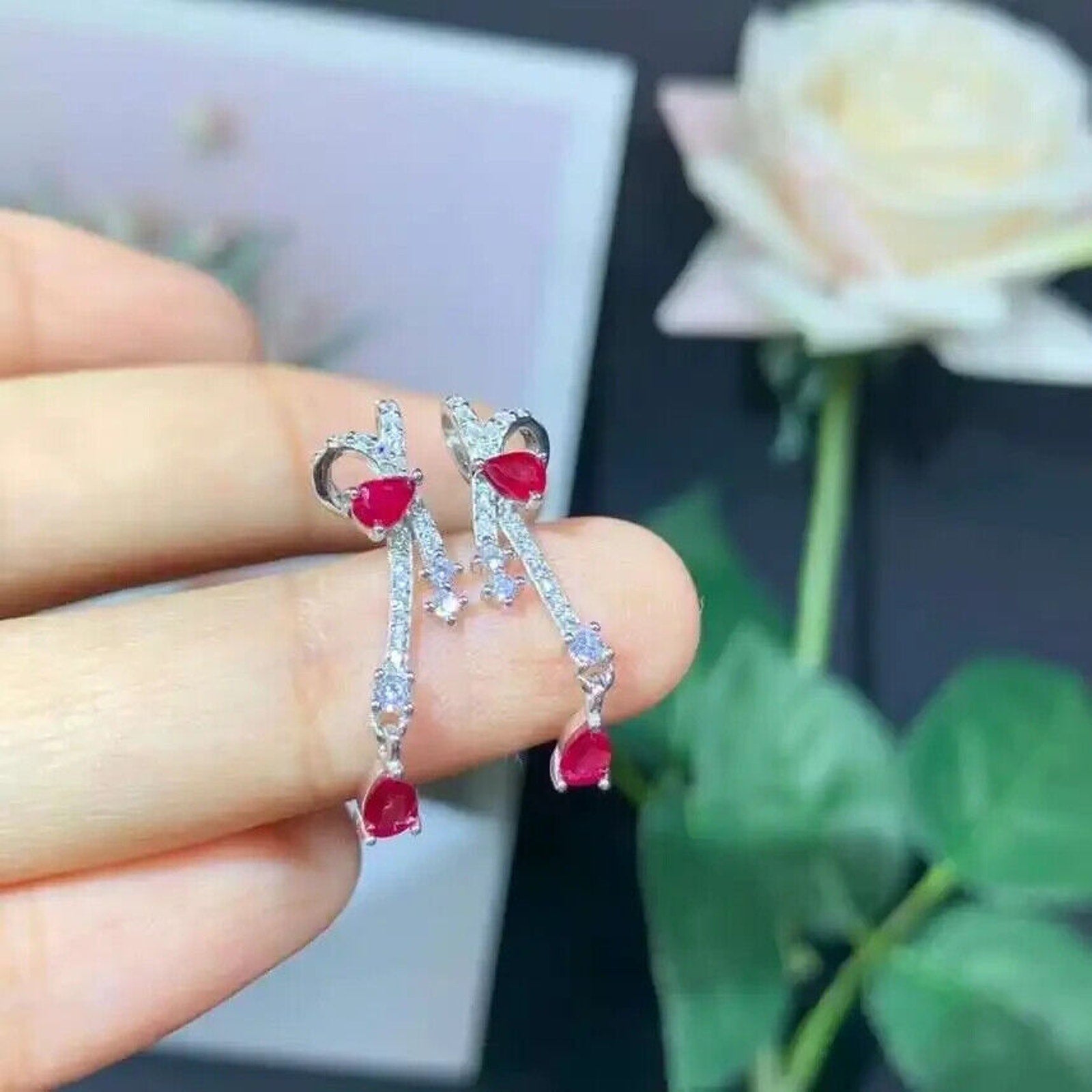 Natural Ruby Earrings, Ruby Earrings, Burma Ruby, Natural Ruby, Ruby, 925 Sterling Silver, Ruby Earrings, natural Ruby, Natural Ruby Jewelry, July Birthstone, July Birthstone Ruby, Natural Ruby Earrings, Sterling Silver Ruby Earrings, Genuine Ruby, Authentic Ruby, Burma Ruby, Ruby Gemstone, Genuine Ruby