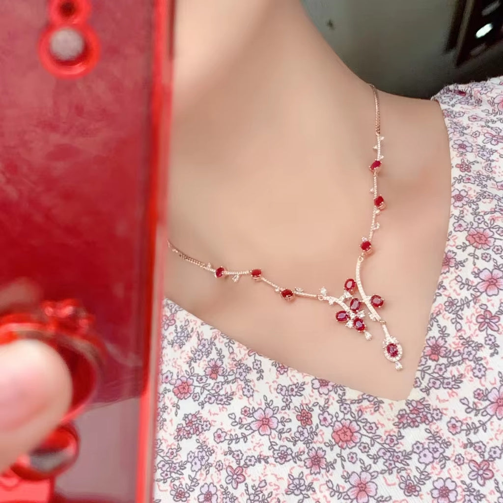 Ruby Necklace, Natural Ruby Necklace, 25 Sterling Silver, Sterling Silver Ruby Necklace, Natural Ruby Pendant Necklace, Dainty Ruby Necklace, Dainty Ruby Jewelry, Natural Ruby Jewelry, Sterling Silver Ruby Jewelry, Ruby Jewelry For Women, Women's Ruby Necklace, Ruby Necklace, Ruby Choker Necklace, Natural Ruby Chain Necklace, Ruby Choker Necklace, Ruby Pendant Necklace