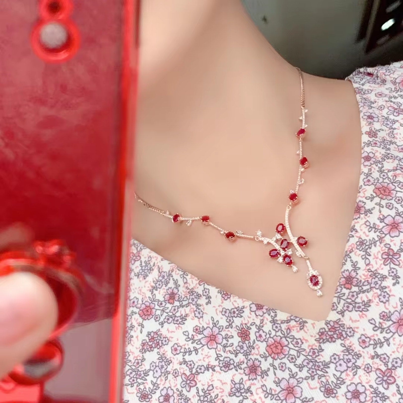 Ruby Necklace, Natural Ruby Necklace, 25 Sterling Silver, Sterling Silver Ruby Necklace, Natural Ruby Pendant Necklace, Dainty Ruby Necklace, Dainty Ruby Jewelry, Natural Ruby Jewelry, Sterling Silver Ruby Jewelry, Ruby Jewelry For Women, Women's Ruby Necklace, Ruby Necklace, Ruby Choker Necklace, Natural Ruby Chain Necklace, Ruby Choker Necklace, Ruby Pendant Necklace