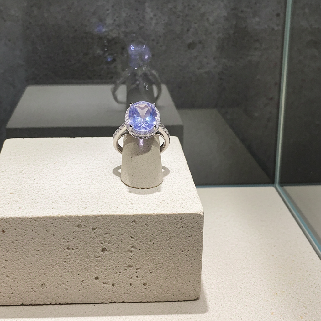 10 Carat Lavender Amethyst Gemstone Ring