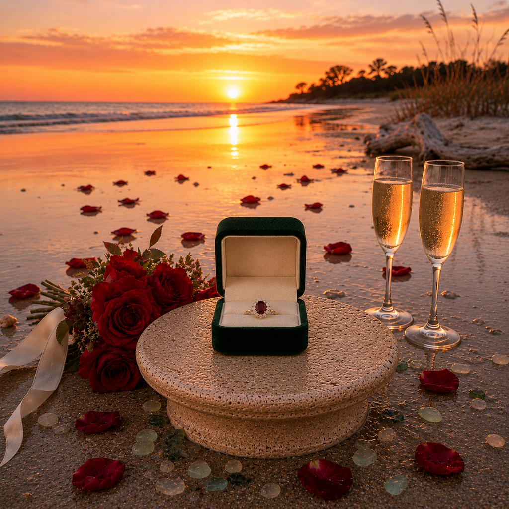 Natural 7x9mm oval red garnet halo ring featuring brilliant cubic zirconia accents in a rose gold plated sterling silver setting.