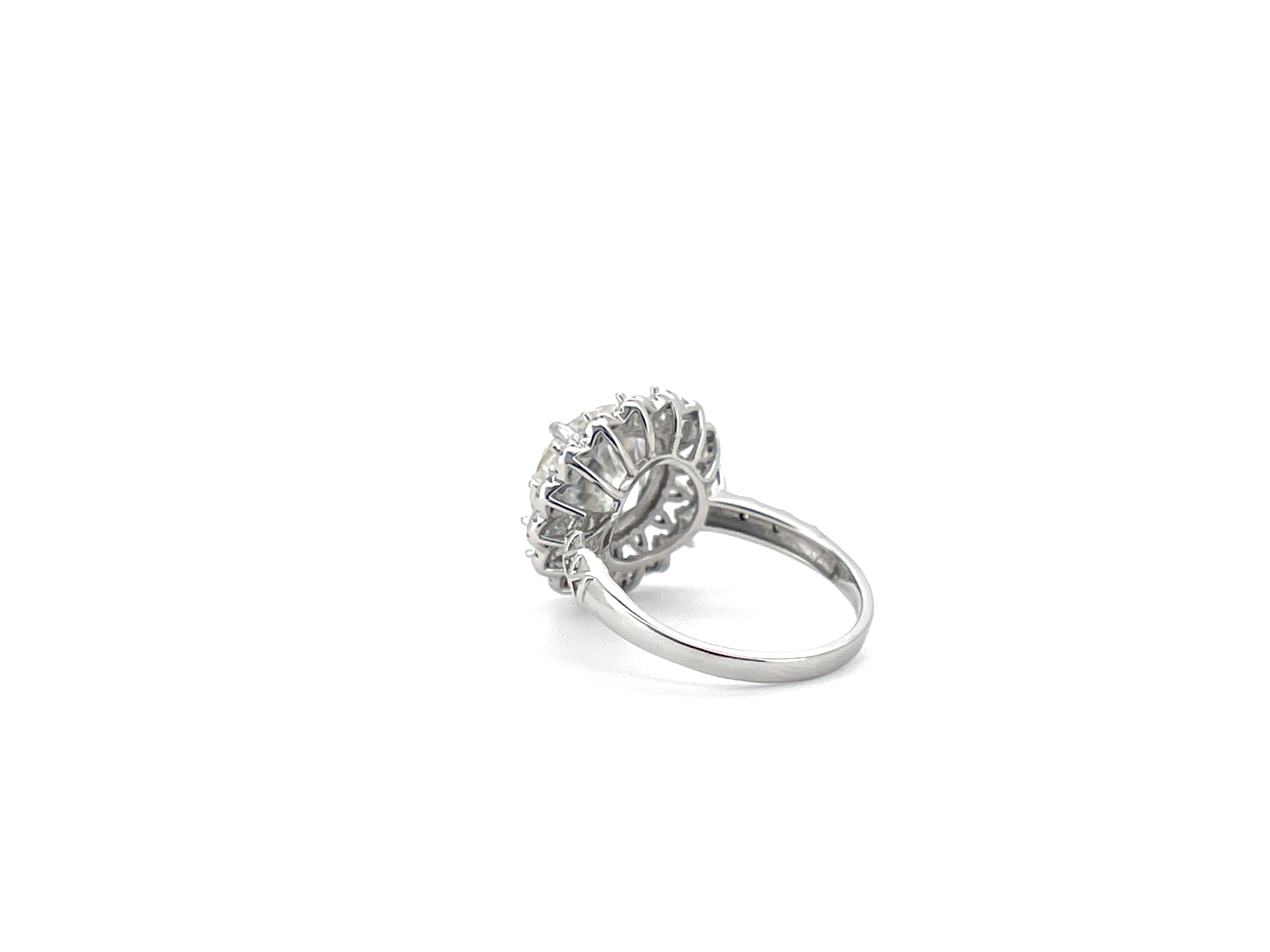 5CT VVS1 Round Brilliant Cut White /Colorless Moissanite Ring 11mm, White Moissanite Engagement Ring, White Moissanite Ring, Moissanite Engagement Ring, White Moissanite Rings, VVS1 White Moissanite, Round Brilliant Cut Moissanite Ring, Moissanite Ring, Carat Moissanite, Moissanite, Colorless Moissanite, D Color Moissanite, White Moissanite Rings For Women