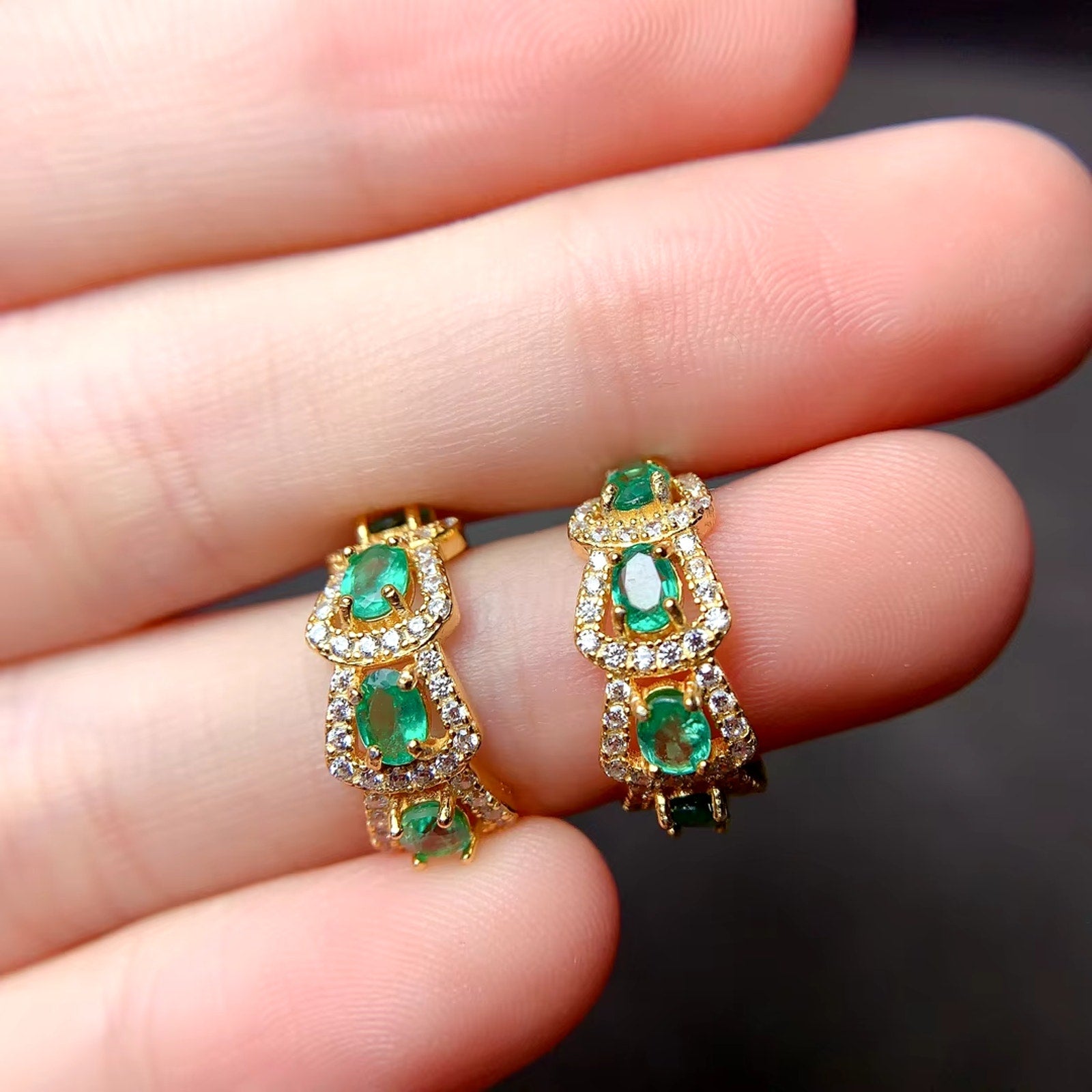 Natural Emerald Earrings, Emerald Earrings, Emerald Stud Earrings, 925 Sterling Silver, Natural Emeralds, Natural Emerald, Sterling Silver Emerald Earrings, Oval Cut Emerald Stud Earrings, Emerald Stud Earrings 925 Sterling Silver, 925 Sterling Silver Emerald Earrings, Natural Emerald Studs, Emerald Studs, Emerald Stud Earrings, Emerald Earrings For Women, Anniversary Gift, May Birthstone Emerald, Emerald Jewelry, Colombian Emerald, Mined Emerald, Genuine Emerald, Emerald with Certificate, Emerald Meaning