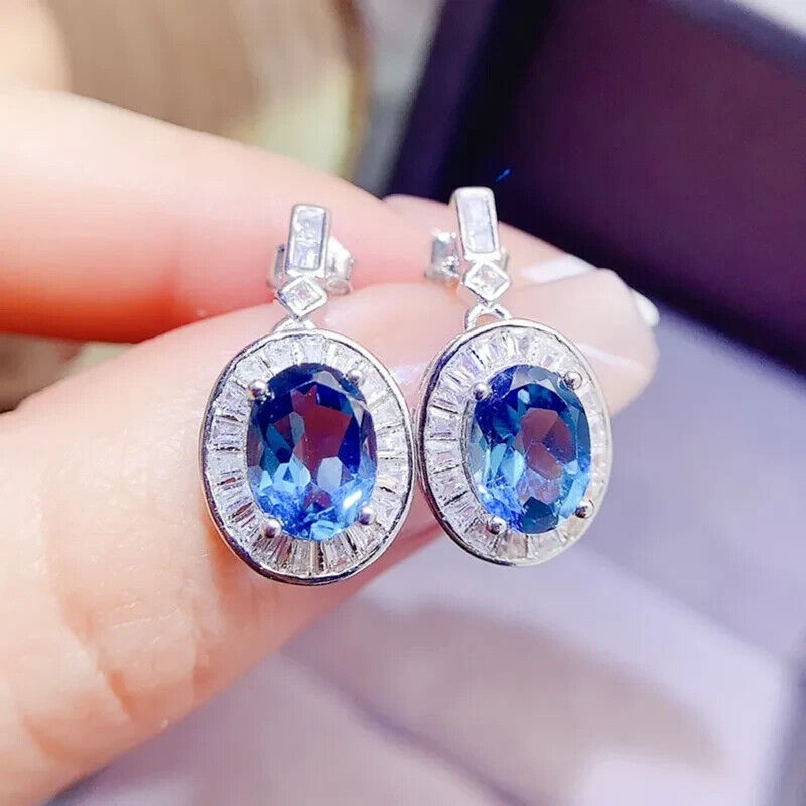 London Blue Topaz Gemstone Earrings,Women's London Blue Topaz Earring's,  London Blue Topaz Earrings, Women's London Blue Topaz Earrings, London Blue Topaz Jewelry, Natural London Blue Topaz Gemstone Jewelry, Women's London Blue Topaz Earrings, London Blue Topaz, London Blue Topaz Earrings, London Blue Topaz Earrings, Women's London Blue Topaz Jewelry, Sterling Silver London Blue Topaz Jewelry, December Birthstone London Blue Topaz
