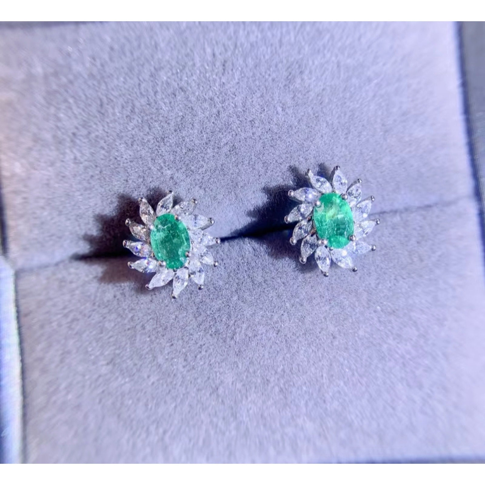 Emerald Earrings, Natural Emerald, Natural Emerald Earrings, Gold Emerald Earrings, Silver Emerald Earrings, Rose Gold Emerald Earrings, Genuine Emerald Earrings, Natural Emerald Jewelry, Emerald Cluster Stud Earrings, Emerald Statement Earrings, Emerald Stud Earrings, Sterling Silver Emerald Earrings, May Birthstone Emerald, Anniversary Gift Emerald, Emerald Jewelry For Women, Gift For Wife Emerald