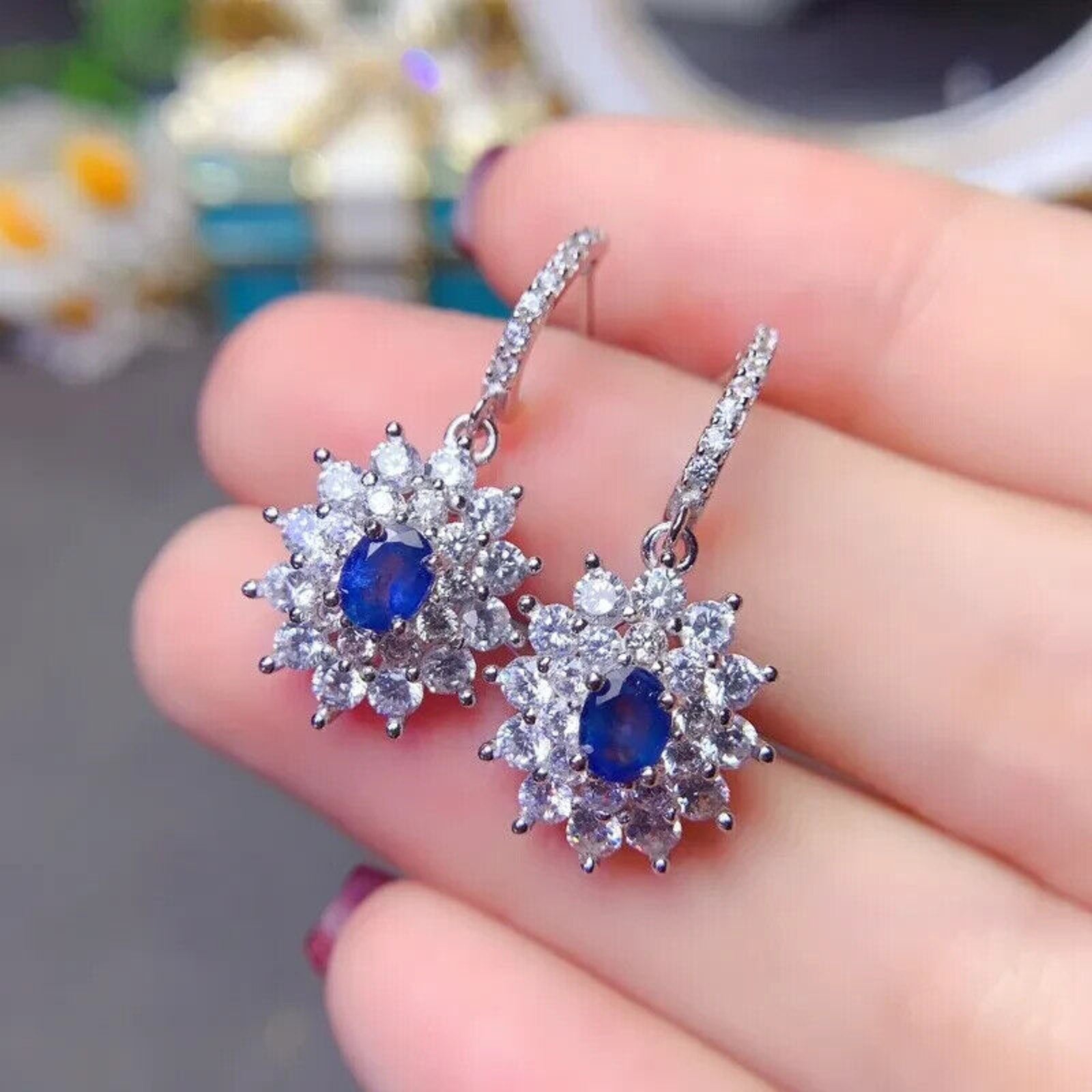 Sapphire Earrings, Natural Sapphire Stud Earrings, Sapphire Stud Earrings, Sterling Silver Sapphire Earrings, Sapphire, Natural Sapphire Earrings, 925 Sterling Silver, Pink Sapphire Earrings, Natural Pink Sapphire Earrings, Natural Pink Sapphire Earrings, Pink Sapphire, Natural Pink Sapphire, 925 Sterling Silver, Sapphire Earrings, Dainty, Dainty Stud Earrings, Dainty Sapphire Earrings, Women’s Sapphire Earrings, Anniversary Gift Sapphire, Sapphire September Birthstone, September Birthstone Sapphire