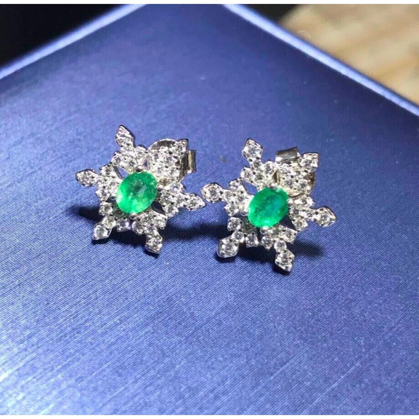 Natural Emerald Earrings, Emerald Earrings, Emerald Stud Earrings, 925 Sterling Silver, Natural Emeralds, Natural Emerald, Sterling Silver Emerald Earrings, Oval Cut Emerald Stud Earrings, Emerald Stud Earrings 925 Sterling Silver, 925 Sterling Silver Emerald Earrings, Natural Emerald Studs, Emerald Studs, Emerald Stud Earrings, Emerald Earrings For Women, Anniversary Gift, May Birthstone Emerald, Emerald Jewelry, Colombian Emerald, Mined Emerald, Genuine Emerald, Emerald with Certificate, Emerald Meaning