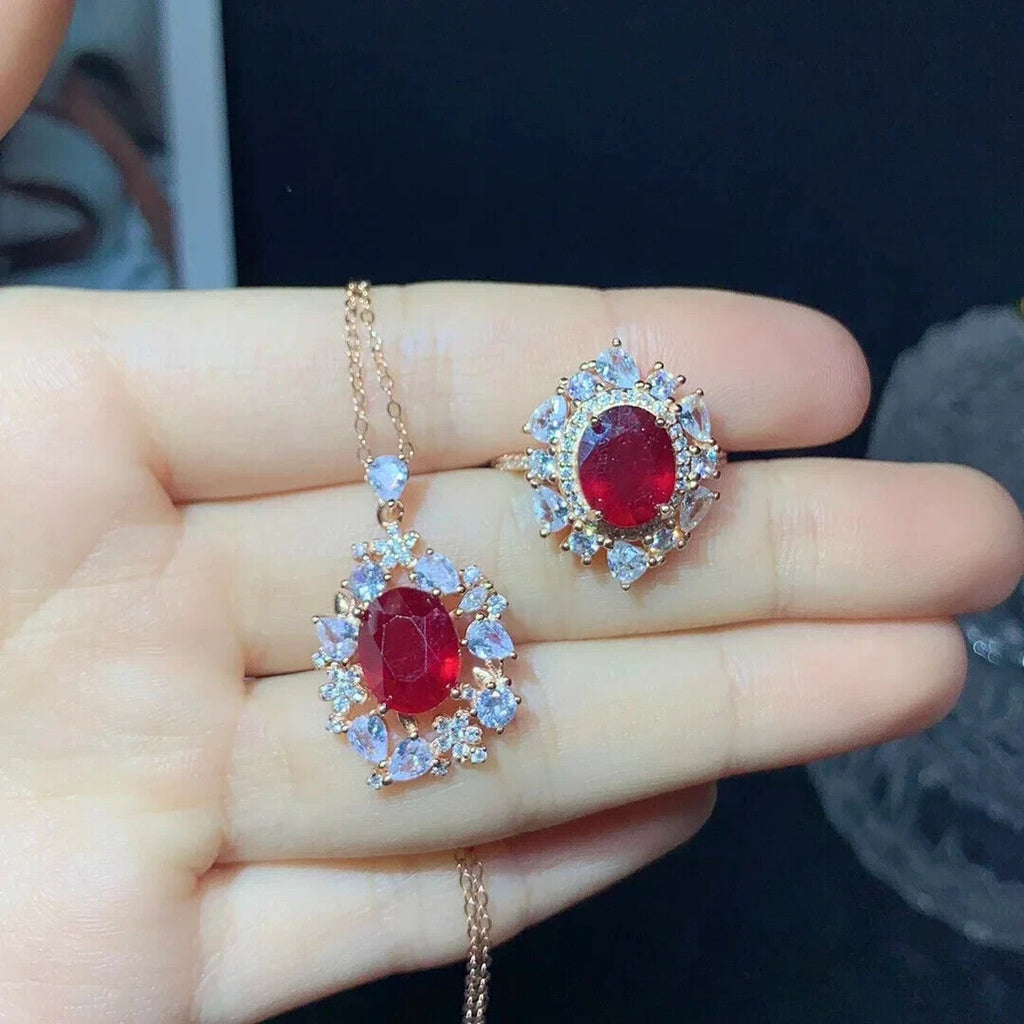 Ruby Ring, Ruby Jewelry Set, Natural Ruby Ring, Ruby Necklace, Natural Ruby Necklace, 25 Sterling Silver, Sterling Silver Ruby Necklace, Natural Ruby Pendant Necklace, Dainty Ruby Necklace, Dainty Ruby Jewelry, Natural Ruby Jewelry, Sterling Silver Ruby Jewelry, Ruby Jewelry For Women, Women's Ruby Necklace, Ruby Necklace, Ruby Choker Necklace, Natural Ruby Chain Necklace, Ruby Choker Necklace, Ruby Pendant Necklace
