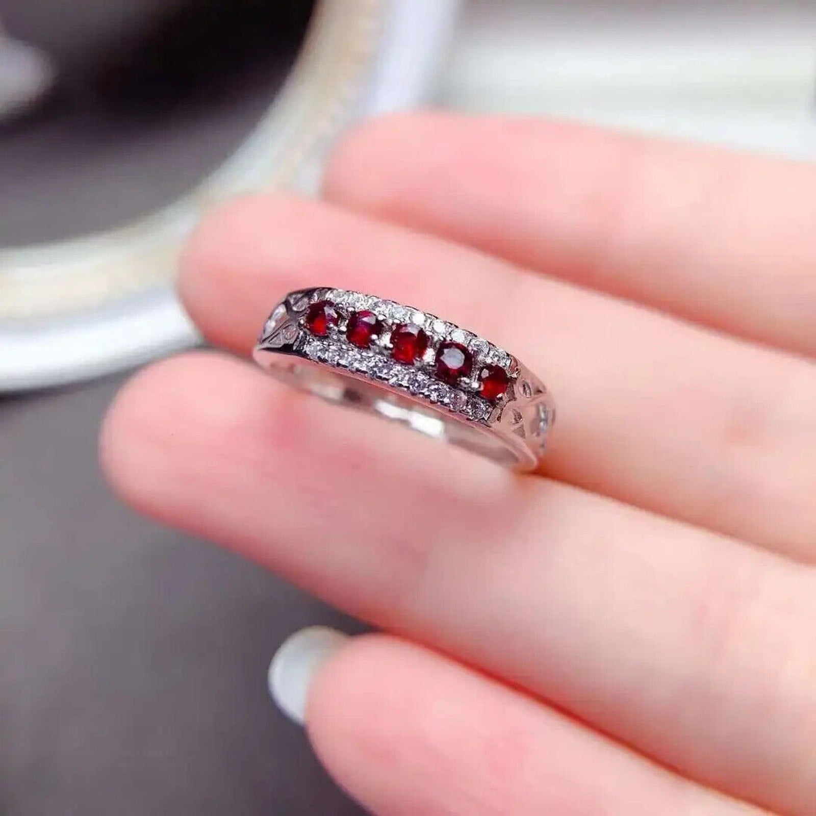 Ruby Ring, Ruby Band Ring, Natural Ruby, Natural Ruby Ring, Sterling Silver Ruby Ring, Ruby Ring 925 Sterling Silver, Natural Ruby Rings, Ruby Ring For Women, Ruby Engagement Ring, Burma Ruby, Mozambique Ruby, Myanmar Ruby, Mined Ruby, Genuine Ruby, July Birthstone Ruby, Ruby Jewelry, Natural Ruby Jewelry, Ruby Jewelry For Women, Women’s Ruby Ring’s, Burma Ruby Ring