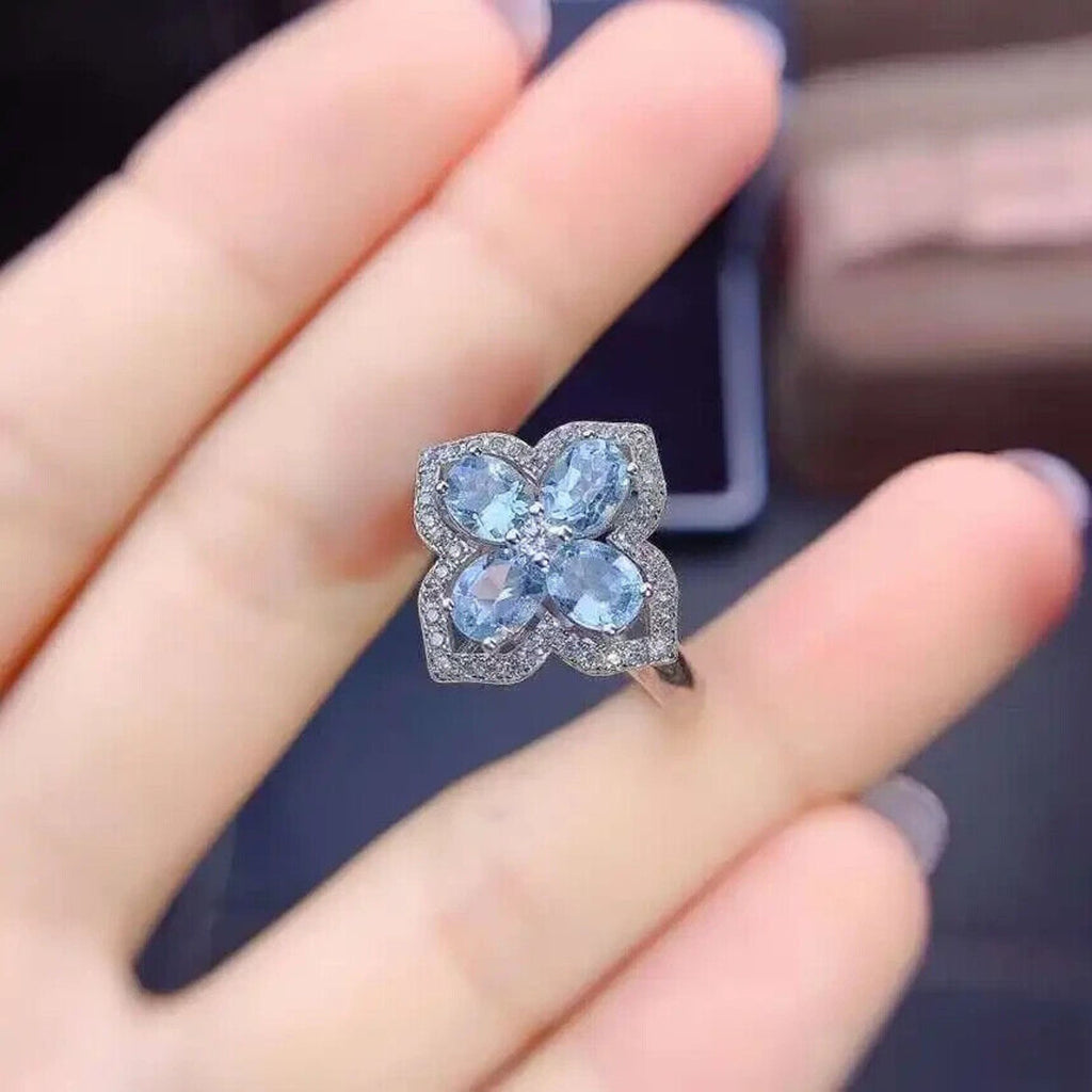 Aquamarine Statement Ring, Natural Aquamarine Gemstone Ring For Women, Aquamarine Ring, Aquamarine Ring's For Women, Natural Aquamarine, VVS1 Aquamarine, Sterling Silver Aquamarine Jewelry, Silver Aquamarine Ring, Gold Aquamarine Ring, Rose Gold Aquamarine Ring, Women's Aquamarine Jewelry, Genuine Aquamarine, March Birthstone Aquamarine, Aquamarine Spiritual Properties, Aquamarine Gemstone Meaning, Aquamarine Gemstone Jewelry, Aquamarine Jewelry For Women