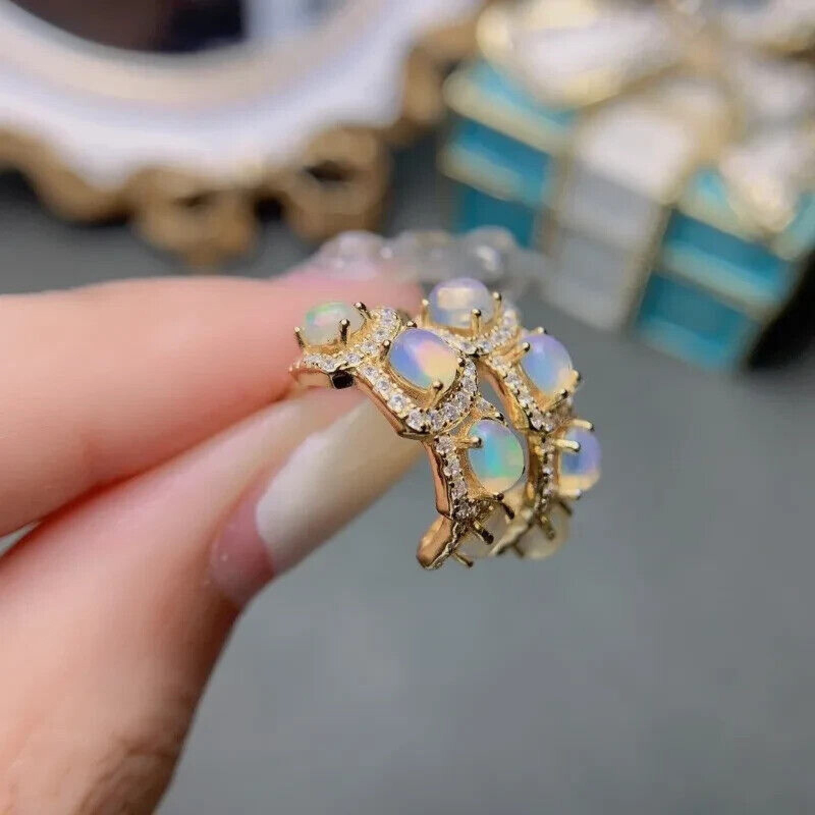 Natural Fire Opal Hoop Earrings, Australian Opal Hoop Earrings Sterling Silver