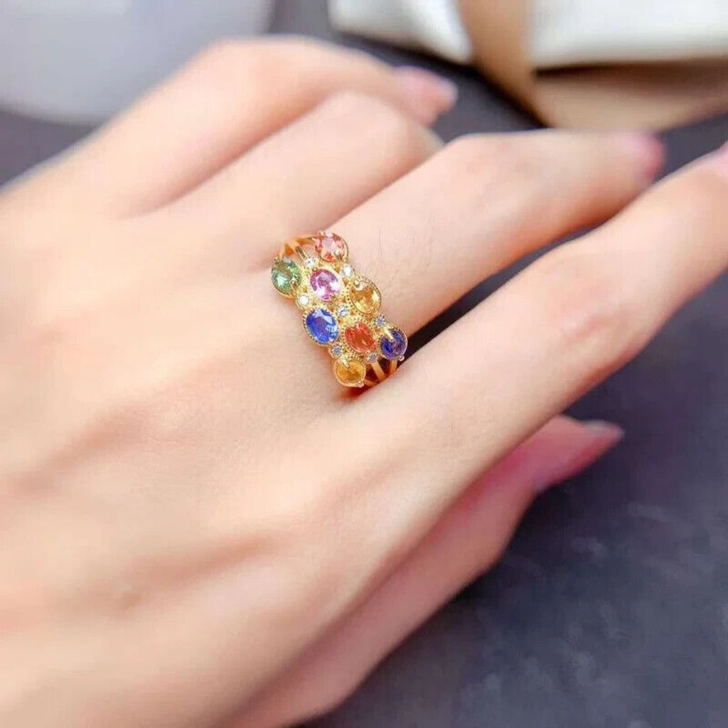 Sapphire September Birthstone, September Birthstone Sapphire, Natural Sapphire, Natural Blue Sapphire, Blue Sapphire, Bright Blue Sapphire, Multicolor Sapphire, Colorful Sapphire, Colorful Sapphires, Natural Multicolor Sapphire, Blue Sapphire Ring, Natural Sapphire Ring, Sterling Silver Sapphire Ring, Sapphire Engagement Ring, Sapphire Wedding Ring, Affordable Engagement Ring, Gemstone Engagement Ring, Natural Gemstone Ring, Sapphire Ring Sterling Silver, Sapphire Gemstone Ring, Natural Sapphire Ring