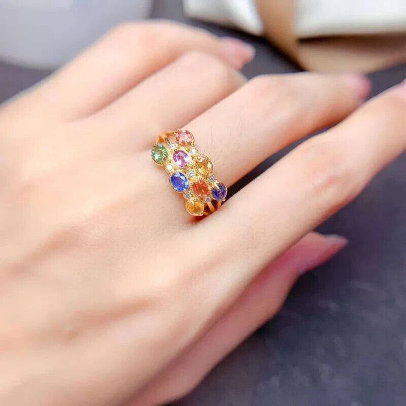 Sapphire September Birthstone, September Birthstone Sapphire, Natural Sapphire, Natural Blue Sapphire, Blue Sapphire, Bright Blue Sapphire, Multicolor Sapphire, Colorful Sapphire, Colorful Sapphires, Natural Multicolor Sapphire, Blue Sapphire Ring, Natural Sapphire Ring, Sterling Silver Sapphire Ring, Sapphire Engagement Ring, Sapphire Wedding Ring, Affordable Engagement Ring, Gemstone Engagement Ring, Natural Gemstone Ring, Sapphire Ring Sterling Silver, Sapphire Gemstone Ring, Natural Sapphire Ring