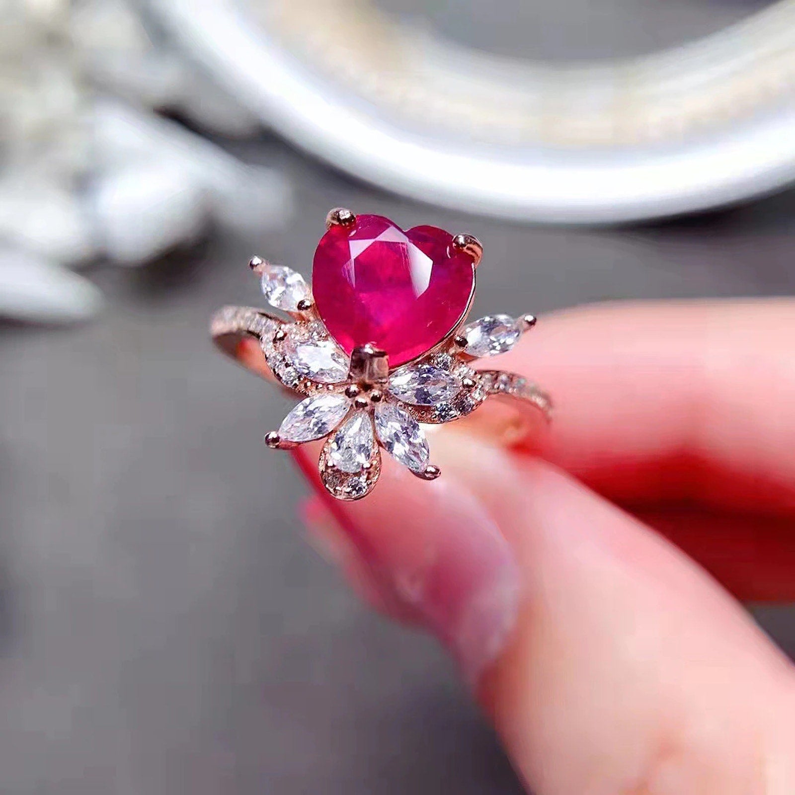 Romantic Jewelry, Gift For Girlfriend, Ruby Jewelry, Gift For Wife, Anniversary, Ruby Heart Ring, Ruby Ring Ruby Band Ring, Natural Ruby, Natural Ruby Ring, Sterling Silver Ruby Ring, Ruby Ring 925 Sterling Silver, Natural Ruby Rings, Ruby Ring For Women, Ruby Engagement Ring, Burma Ruby, Mozambique Ruby, Myanmar Ruby, Mined Ruby, Genuine Ruby, July Birthstone Ruby, Ruby Jewelry, Natural Ruby Jewelry, Ruby Jewelry For Women, Women’s Ruby Ring’s, Burma Ruby Ring, Dainty Ruby Ring, Ruby Heart, Large Ruby Ring