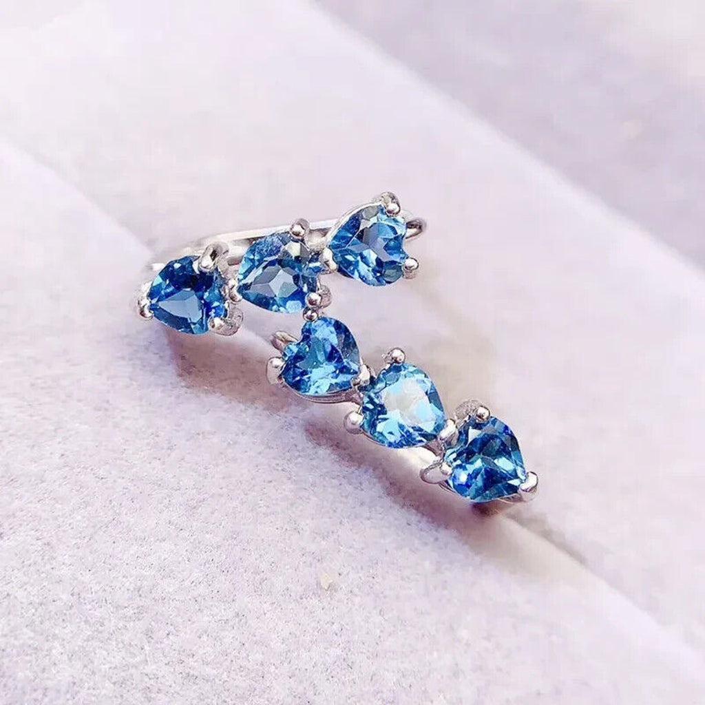 London Blue Topaz Clip Earrings, Women's London Blue Topaz Jewelry,  London Blue Topaz Earrings, Women's London Blue Topaz Earrings, London Blue Topaz Jewelry, Natural London Blue Topaz Gemstone Jewelry, Women's London Blue Topaz Earrings, London Blue Topaz, London Blue Topaz Earrings, London Blue Topaz Earrings, Women's London Blue Topaz Jewelry, Sterling Silver London Blue Topaz Jewelry, December Birthstone London Blue Topaz