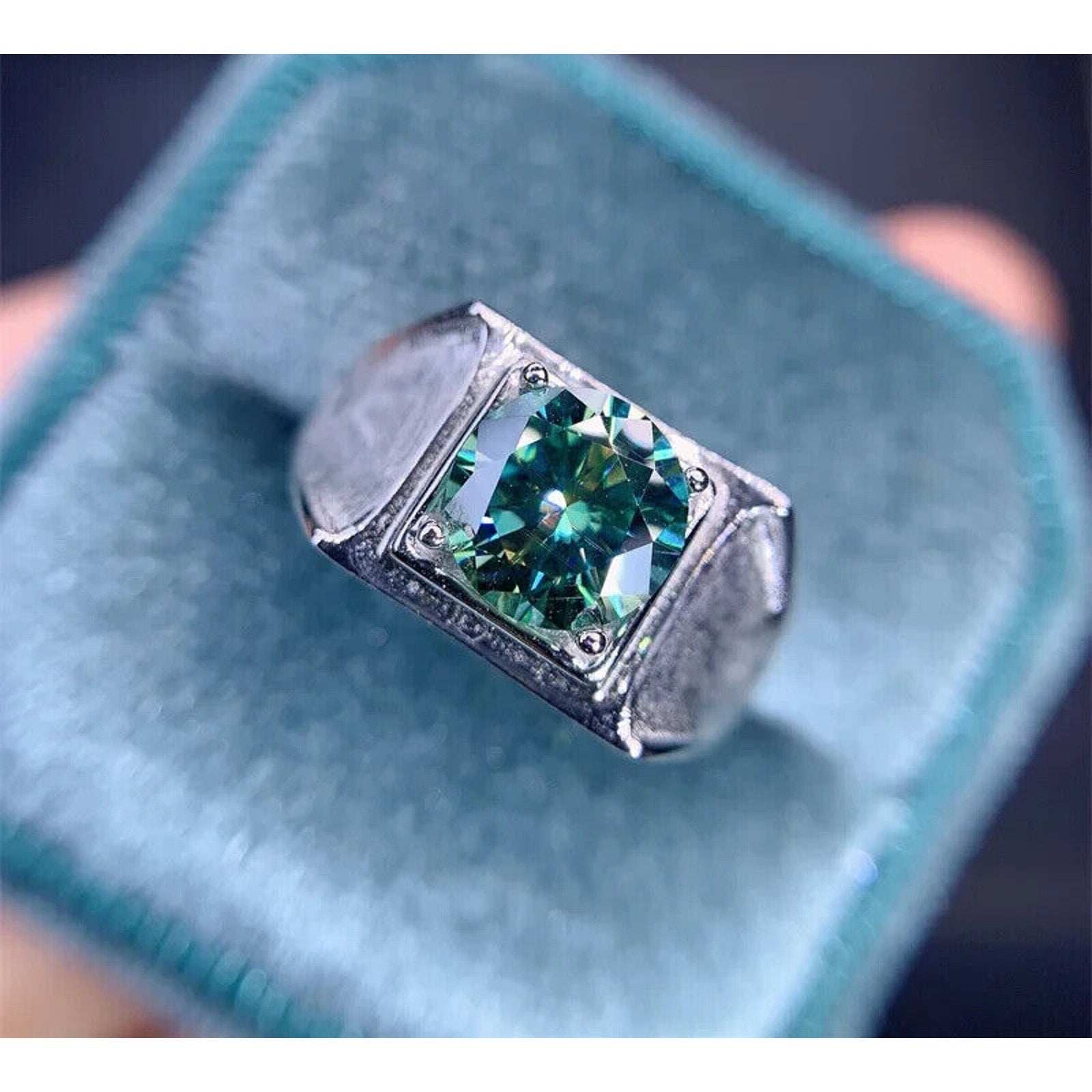 Men's Green Moissanite Ring's, Men's Moissanite Rings, Moissanite, Green Moissanite Ring, 2 Carat Moissanite RIng, Moissanite Ring, Moissanite, VVS1 Miossanite, Gray Moissanite, White Moissanite, Solitaire Moissanite Ring, Round Brilliant Cut Moissanite Ring, Moissanite Ring, Round Brilliant Cut, 5 Carat Moissanite Ring, Moissanite Jewelry