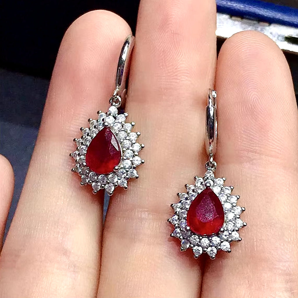 Ruby Earrings, Women's Ruby Earrings, Natural Ruby Earrings, Ruby Jewelry, Sterling Silver Ruby Earrings, Genuine Ruby Earrings, Ruby Stud Earrings, Natural Ruby, Burma Ruby, January Birthstone Earrings, January Birthstone Ruby, Ruby Spiritual Meaning, Ruby Jewelry For Women, Natural Ruby Jewelry, Ruby Chandelier Earrings, Ruby Dangle Earrings, Ruby Statement Earrings