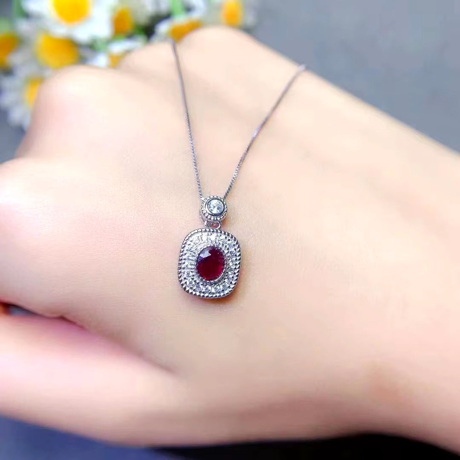 Ruby Necklace, Natural Ruby Necklace, 25 Sterling Silver, Sterling Silver Ruby Necklace, Natural Ruby Pendant Necklace, Dainty Ruby Necklace, Dainty Ruby Jewelry, Natural Ruby Jewelry, Sterling Silver Ruby Jewelry, Ruby Jewelry For Women, Women's Ruby Necklace, Ruby Necklace, Ruby Choker Necklace, Natural Ruby Chain Necklace, Ruby Choker Necklace, Ruby Pendant Necklace