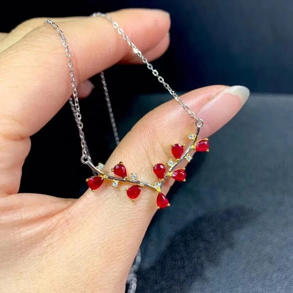 Ruby Necklace, Natural Ruby Necklace, 25 Sterling Silver, Sterling Silver Ruby Necklace, Natural Ruby Pendant Necklace, Dainty Ruby Necklace, Dainty Ruby Jewelry, Natural Ruby Jewelry, Sterling Silver Ruby Jewelry, Ruby Jewelry For Women, Women's Ruby Necklace, Ruby Necklace, Ruby Choker Necklace, Natural Ruby Chain Necklace, Ruby Choker Necklace, Ruby Pendant Necklace