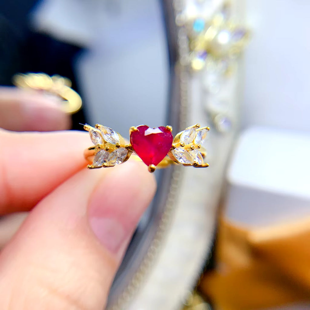 Ruby Ring, Ruby Band Ring, Natural Ruby, Natural Ruby Ring, Sterling Silver Ruby Ring, Ruby Ring 925 Sterling Silver, Natural Ruby Rings, Ruby Ring For Women, Ruby Engagement Ring, Burma Ruby, Mozambique Ruby, Myanmar Ruby, Mined Ruby, Genuine Ruby, July Birthstone Ruby, Ruby Jewelry, Natural Ruby Jewelry, Ruby Jewelry For Women, Women’s Ruby Ring’s, Burma Ruby Ring, Ruby Heart Ring, Heart Ring, Gemstone Heart Ring