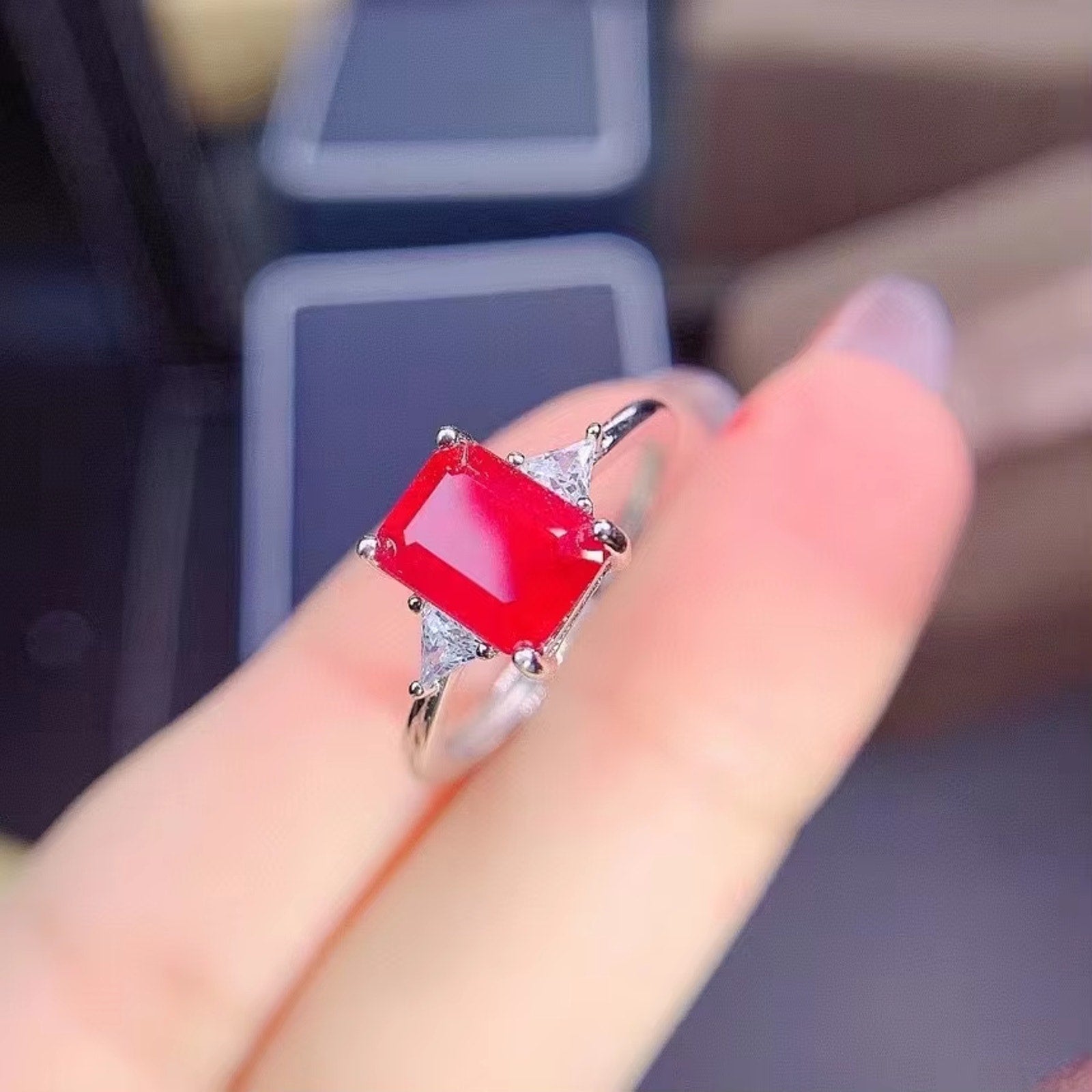 Emerald Cut Ruby Ring, Ruby Ring, Natural Ruby Ring, Sterling Silver Ruby Ring, Ruby Engagement Ring, Ruby Ring, Ruby Band Ring, Natural Ruby, Natural Ruby Ring, Sterling Silver Ruby Ring, Ruby Ring 925 Sterling Silver, Natural Ruby Rings, Ruby Ring For Women, Ruby Engagement Ring, Burma Ruby, Mozambique Ruby, Myanmar Ruby, Mined Ruby, Genuine Ruby, July Birthstone Ruby, Ruby Jewelry, Natural Ruby Jewelry, Ruby Jewelry For Women, Women’s Ruby Ring’s, Burma Ruby Ring