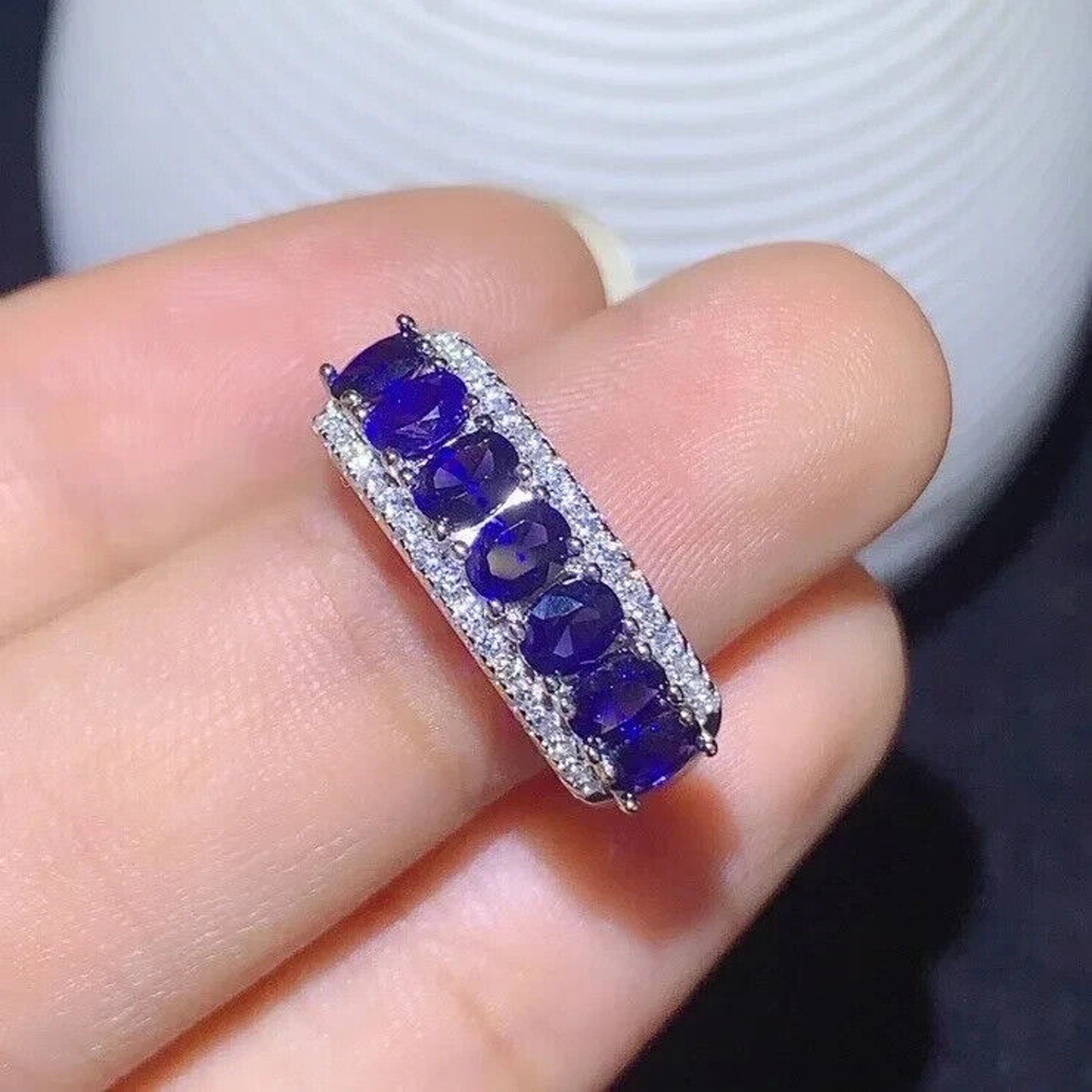 Sapphire September Birthstone, September Birthstone Sapphire, Natural Sapphire, Natural Blue Sapphire, Blue Sapphire, Bright Blue Sapphire, Multicolor Sapphire, Colorful Sapphire, Colorful Sapphires, Natural Multicolor Sapphire, Blue Sapphire Ring, Natural Sapphire Ring, Sterling Silver Sapphire Ring, Sapphire Engagement Ring, Sapphire Wedding Ring, Affordable Engagement Ring, Gemstone Engagement Ring, Natural Gemstone Ring, Sapphire Ring Sterling Silver, Sapphire Gemstone Ring, Natural Sapphire Ring