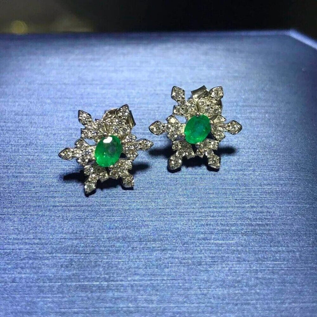 Natural Emerald Earrings, Emerald Earrings, Emerald Stud Earrings, 925 Sterling Silver, Natural Emeralds, Natural Emerald, Sterling Silver Emerald Earrings, Oval Cut Emerald Stud Earrings, Emerald Stud Earrings 925 Sterling Silver, 925 Sterling Silver Emerald Earrings, Natural Emerald Studs, Emerald Studs, Emerald Stud Earrings, Emerald Earrings For Women, Anniversary Gift, May Birthstone Emerald, Emerald Jewelry, Colombian Emerald, Mined Emerald, Genuine Emerald, Emerald with Certificate, Emerald Meaning