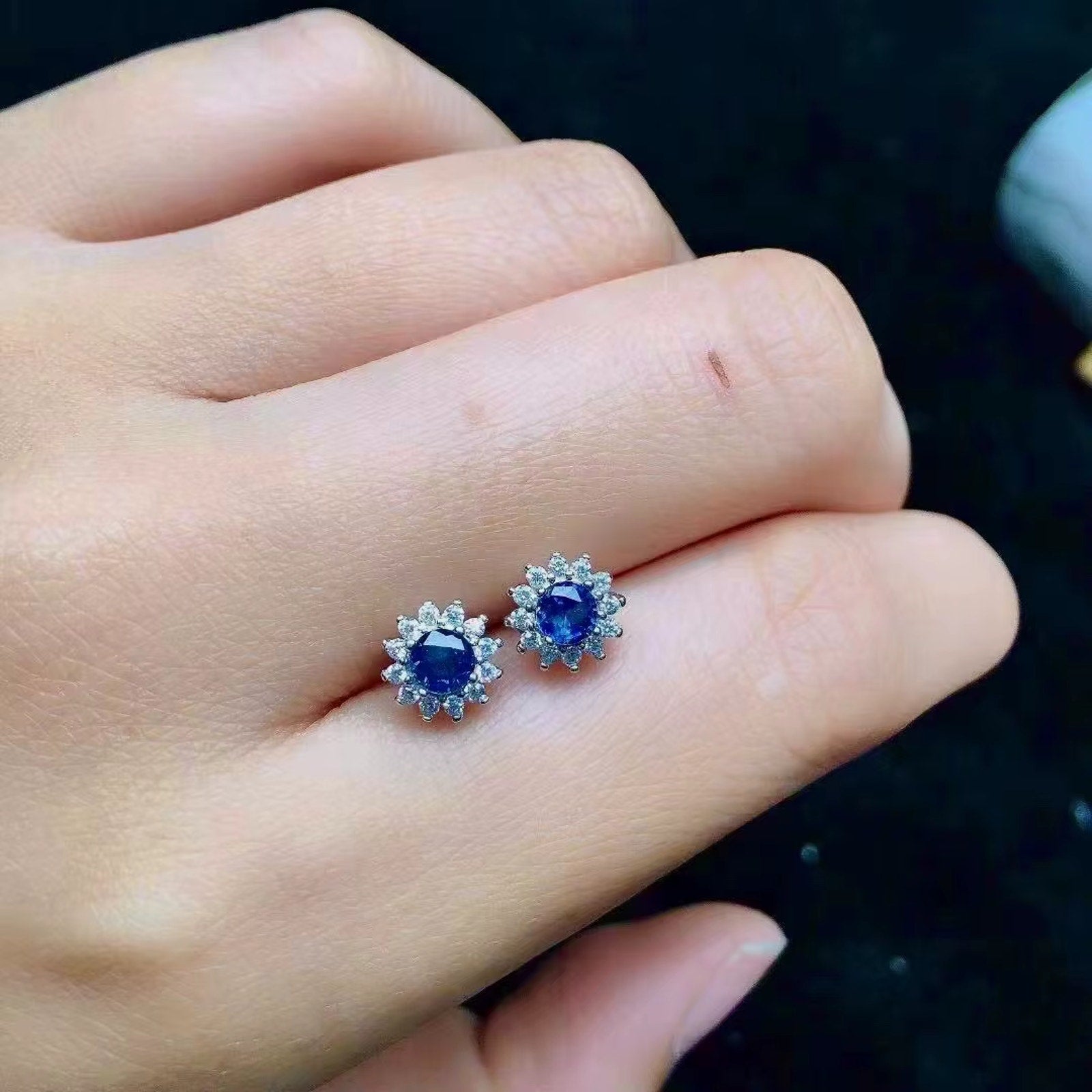 Sapphire Earrings, Natural Sapphire Stud Earrings, Sapphire Stud Earrings, Sterling Silver Sapphire Earrings, Sapphire, Natural Sapphire Earrings, 925 Sterling Silver, Pink Sapphire Earrings, Natural Pink Sapphire Earrings, Natural Pink Sapphire Earrings, Pink Sapphire, Natural Pink Sapphire, 925 Sterling Silver, Sapphire Earrings, Dainty, Dainty Stud Earrings, Dainty Sapphire Earrings, Women’s Sapphire Earrings, Anniversary Gift Sapphire, Sapphire September Birthstone, September Birthstone Sapphire