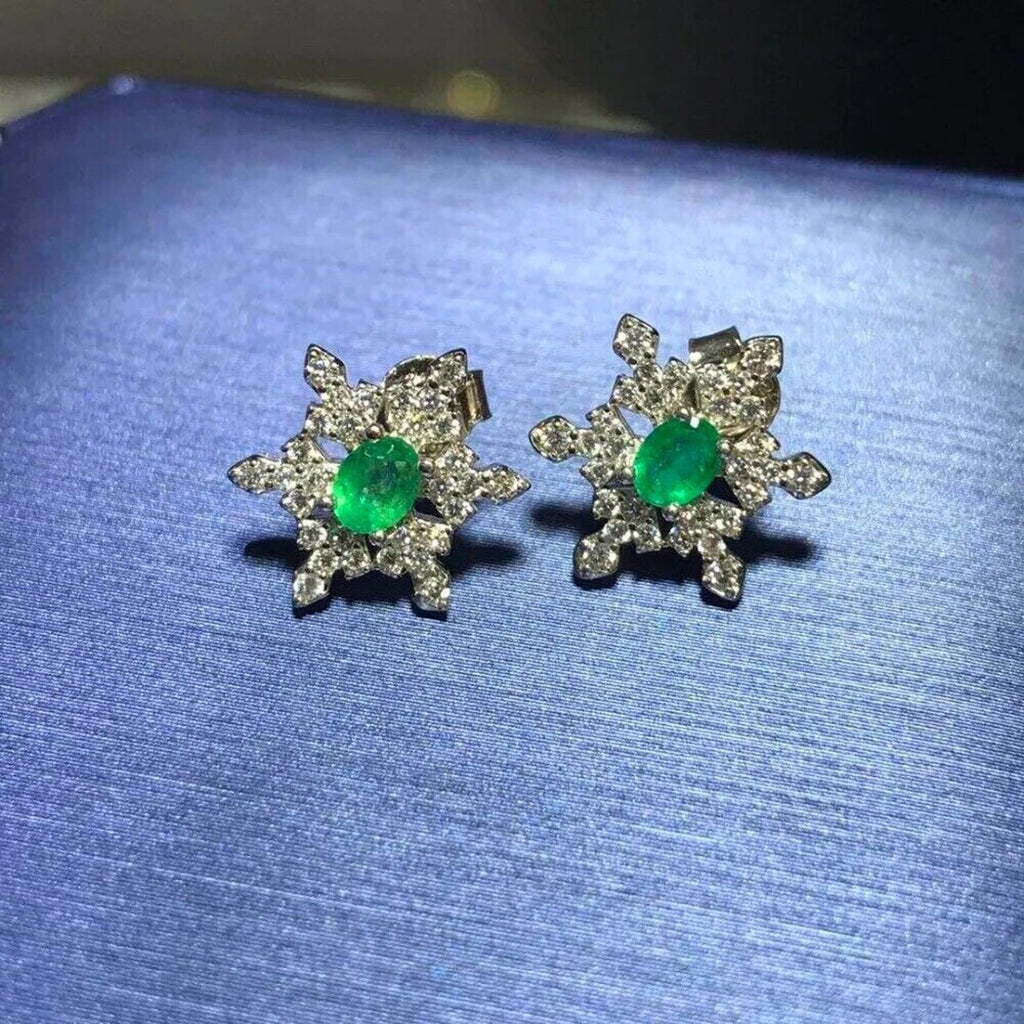 Natural Emerald Earrings, Emerald Earrings, Emerald Stud Earrings, 925 Sterling Silver, Natural Emeralds, Natural Emerald, Sterling Silver Emerald Earrings, Oval Cut Emerald Stud Earrings, Emerald Stud Earrings 925 Sterling Silver, 925 Sterling Silver Emerald Earrings, Natural Emerald Studs, Emerald Studs, Emerald Stud Earrings, Emerald Earrings For Women, Anniversary Gift, May Birthstone Emerald, Emerald Jewelry, Colombian Emerald, Mined Emerald, Genuine Emerald, Emerald with Certificate, Emerald Meaning