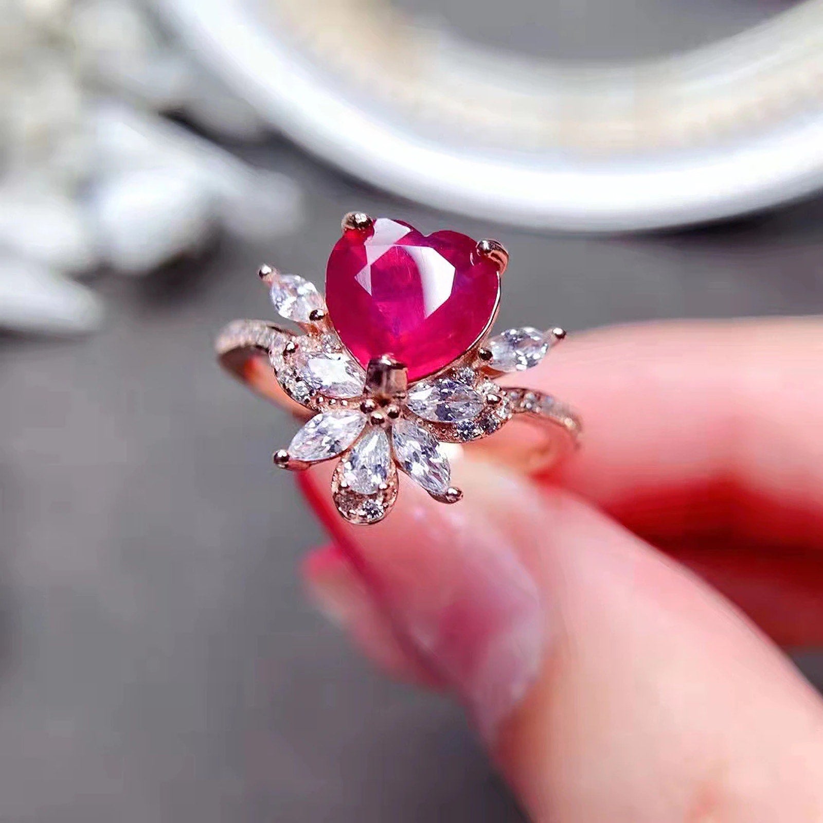 Romantic Jewelry, Gift For Girlfriend, Ruby Jewelry, Gift For Wife, Anniversary, Ruby Heart Ring, Ruby Ring Ruby Band Ring, Natural Ruby, Natural Ruby Ring, Sterling Silver Ruby Ring, Ruby Ring 925 Sterling Silver, Natural Ruby Rings, Ruby Ring For Women, Ruby Engagement Ring, Burma Ruby, Mozambique Ruby, Myanmar Ruby, Mined Ruby, Genuine Ruby, July Birthstone Ruby, Ruby Jewelry, Natural Ruby Jewelry, Ruby Jewelry For Women, Women’s Ruby Ring’s, Burma Ruby Ring, Dainty Ruby Ring, Ruby Heart, Large Ruby Ring