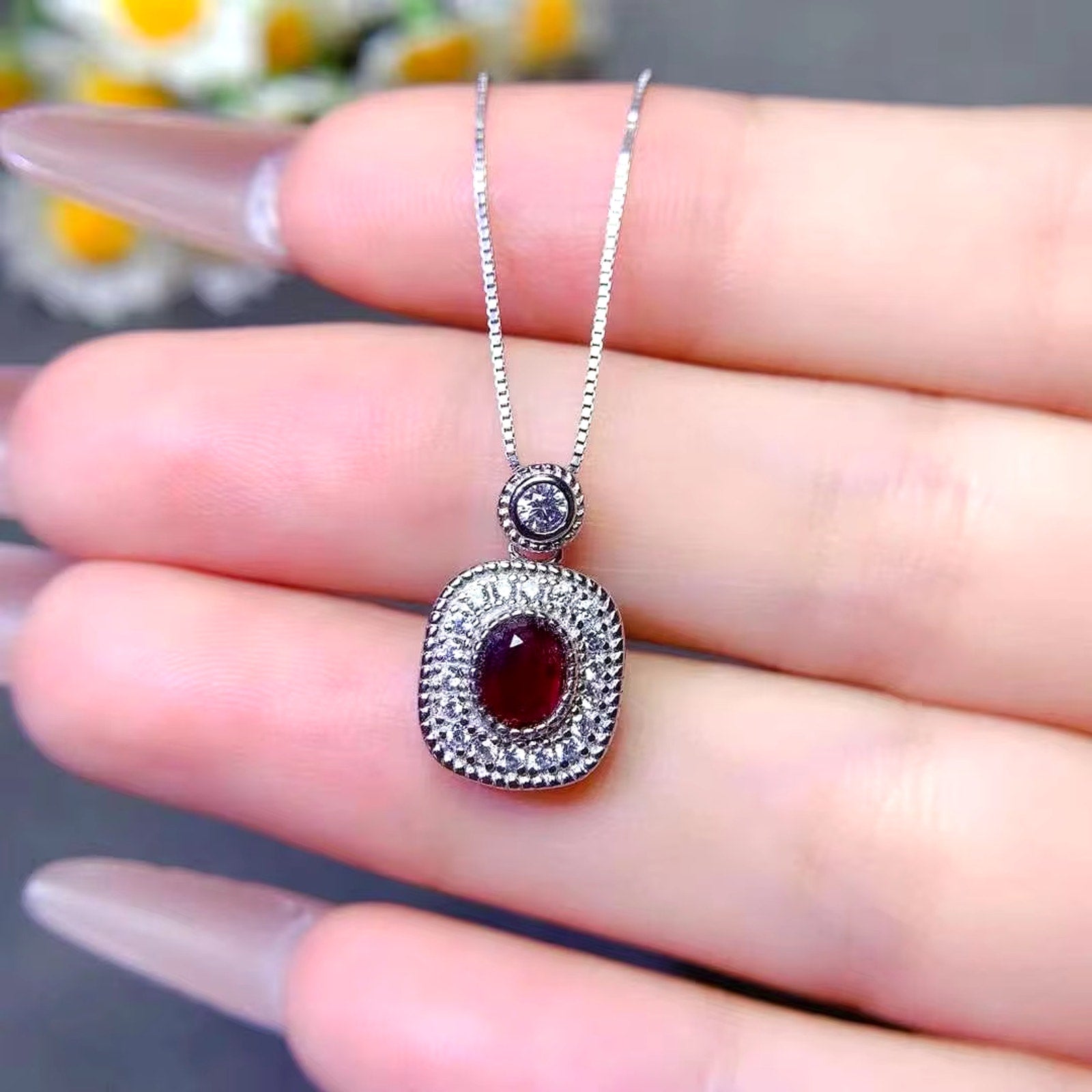 Ruby Necklace, Natural Ruby Necklace, 25 Sterling Silver, Sterling Silver Ruby Necklace, Natural Ruby Pendant Necklace, Dainty Ruby Necklace, Dainty Ruby Jewelry, Natural Ruby Jewelry, Sterling Silver Ruby Jewelry, Ruby Jewelry For Women, Women's Ruby Necklace, Ruby Necklace, Ruby Choker Necklace, Natural Ruby Chain Necklace, Ruby Choker Necklace, Ruby Pendant Necklace