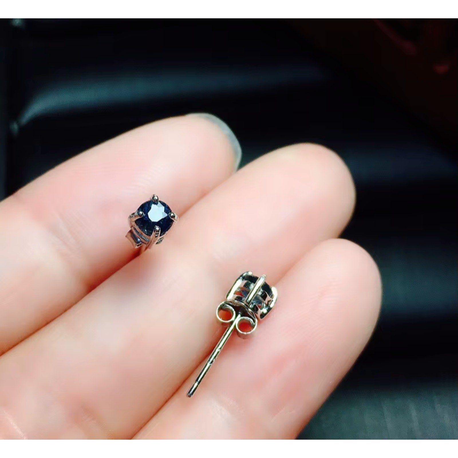 Small Sapphire, Sapphire Earrings, Natural Sapphire Stud Earrings, Sapphire Stud Earrings, Sterling Silver Sapphire Earrings, Sapphire, Natural Sapphire Earrings, 925 Sterling Silver, Blue Sapphire Earrings, Natural Blue Sapphire Earrings, Natural Blue Sapphire, Blue Sapphire, Bright Blue Sapphire, 925 Sterling Silver, Sapphire Earrings, Dainty, Dainty Stud Earrings, Dainty Sapphire Earrings, Women’s Sapphire Earrings, Anniversary Gift Sapphire, Sapphire September Birthstone, September Birthstone Sapphire