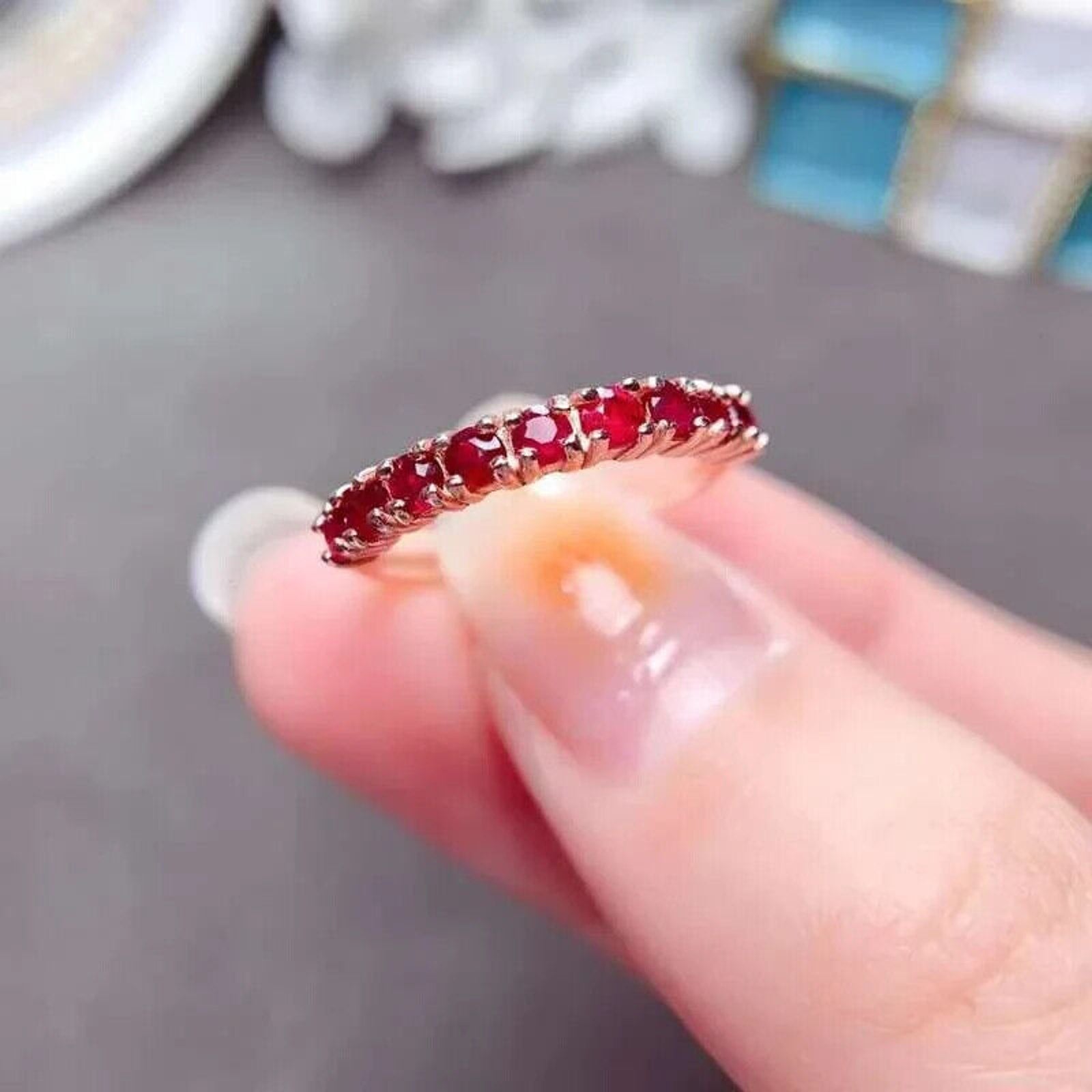 Ruby Ring, Ruby Band Ring, Natural Ruby, Natural Ruby Ring, Sterling Silver Ruby Ring, Ruby Ring 925 Sterling Silver, Natural Ruby Rings, Ruby Ring For Women, Ruby Engagement Ring, Burma Ruby, Mozambique Ruby, Myanmar Ruby, Mined Ruby, Genuine Ruby, July Birthstone Ruby, Ruby Jewelry, Natural Ruby Jewelry, Ruby Jewelry For Women, Women’s Ruby Ring’s, Burma Ruby Ring, Dainty Ruby Ring