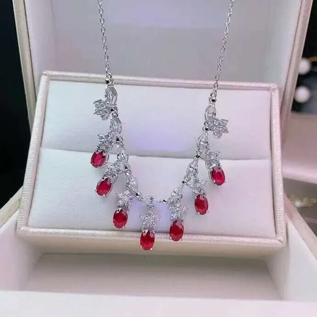 Ruby Necklace, Natural Ruby Necklace, 25 Sterling Silver, Sterling Silver Ruby Necklace, Natural Ruby Pendant Necklace, Dainty Ruby Necklace, Dainty Ruby Jewelry, Natural Ruby Jewelry, Sterling Silver Ruby Jewelry, Ruby Jewelry For Women, Women's Ruby Necklace, Ruby Necklace, Ruby Choker Necklace, Natural Ruby Chain Necklace, Ruby Choker Necklace, Ruby Pendant Necklace