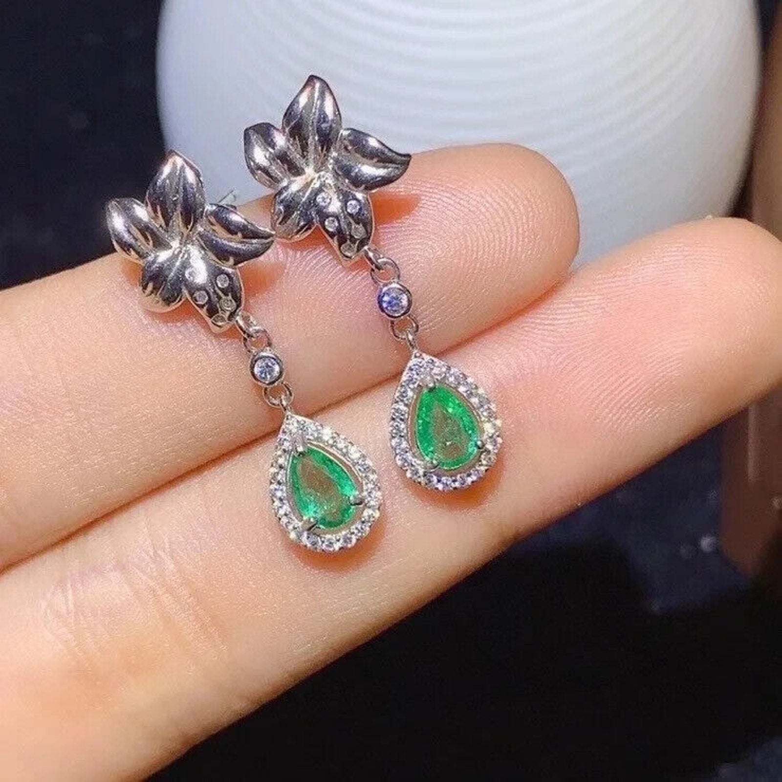 Natural Emerald Earrings, Emerald Earrings, Emerald Stud Earrings, 925 Sterling Silver, Natural Emeralds, Natural Emerald, Sterling Silver Emerald Earrings, Oval Cut Emerald Stud Earrings, Emerald Stud Earrings 925 Sterling Silver, 925 Sterling Silver Emerald Earrings, Natural Emerald Studs, Emerald Studs, Emerald Stud Earrings, Emerald Earrings For Women, Anniversary Gift, May Birthstone Emerald, Emerald Jewelry, Colombian Emerald, Mined Emerald, Genuine Emerald, Emerald with Certificate, Emerald Meaning, 