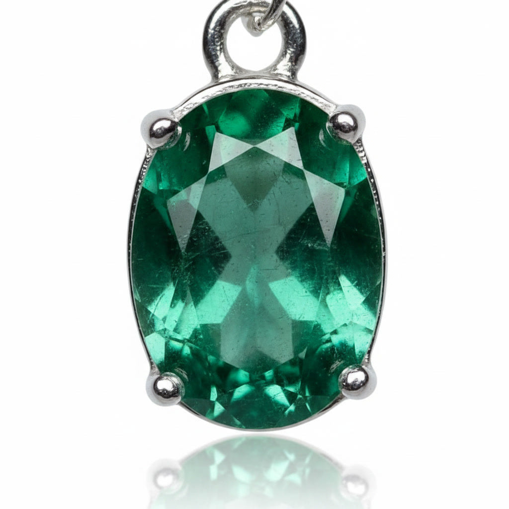 Colombian Emerald Dangle Earrings 4x6mm, 5x7mm, or 6x8mm, Natural Emerald