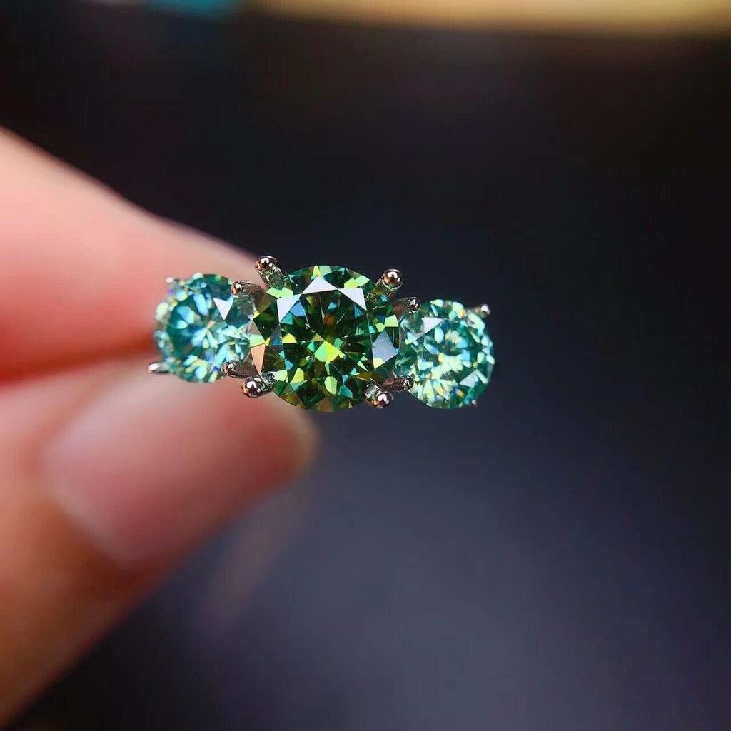 Green Moissanite, Green Moissanite Ring, Green Moissanite Rings, Moissanite, Green Moissanite Ring, 2 Carat Moissanite RIng, Moissanite Ring, Moissanite, VVS1 Miossanite, Gray Moissanite, White Moissanite, Solitaire Moissanite Ring, Round Brilliant Cut Moissanite Ring, Moissanite Ring, Round Brilliant Cut, 5 Carat Moissanite Ring, Moissanite Jewelry