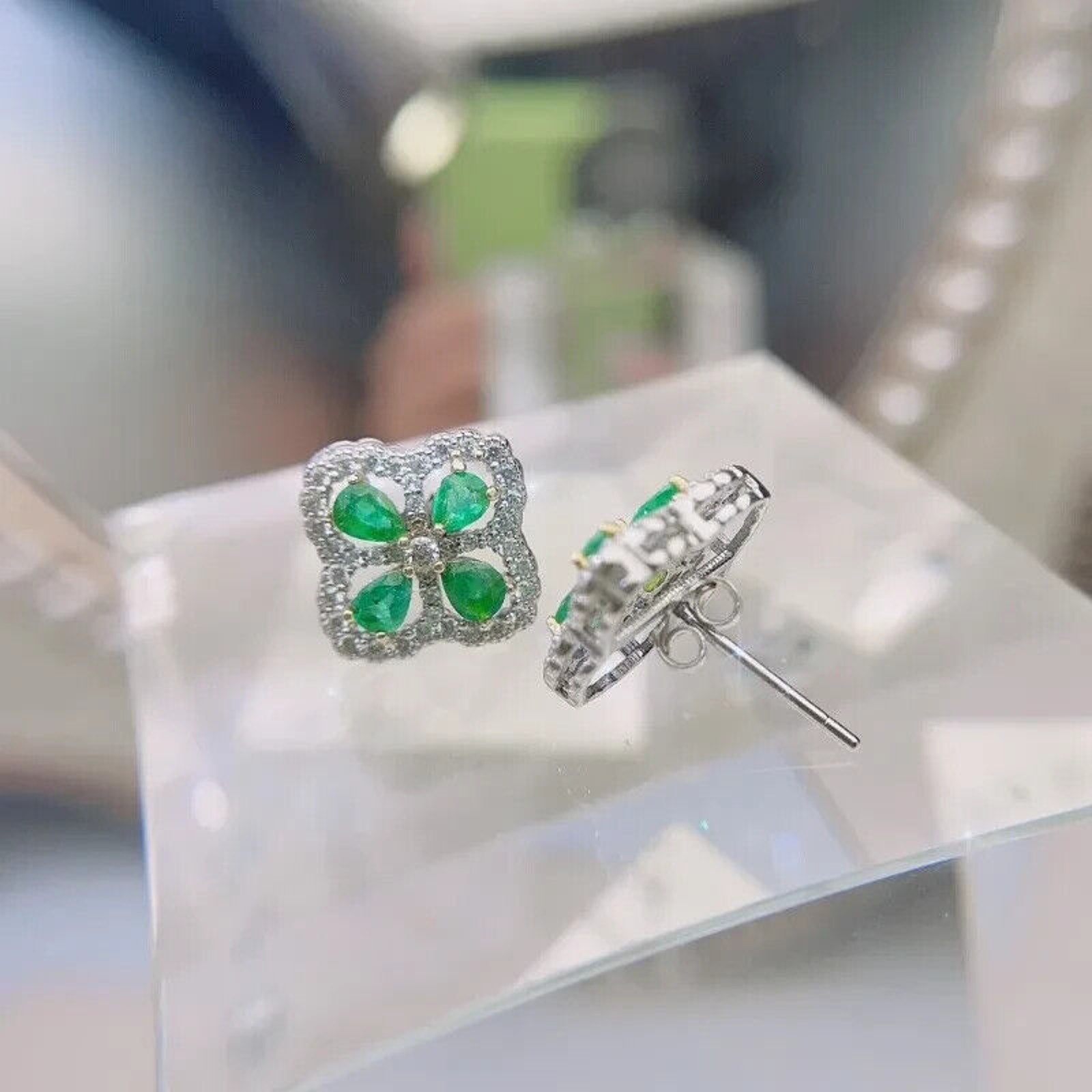 Natural Emerald Earrings, Emerald Earrings, Emerald Stud Earrings, 925 Sterling Silver, Natural Emeralds, Natural Emerald, Sterling Silver Emerald Earrings, Oval Cut Emerald Stud Earrings, Emerald Stud Earrings 925 Sterling Silver, 925 Sterling Silver Emerald Earrings, Natural Emerald Studs, Emerald Studs, Emerald Stud Earrings, Emerald Earrings For Women, Anniversary Gift, May Birthstone Emerald, Emerald Jewelry, Colombian Emerald, Mined Emerald, Genuine Emerald, Emerald with Certificate, Emerald Meaning