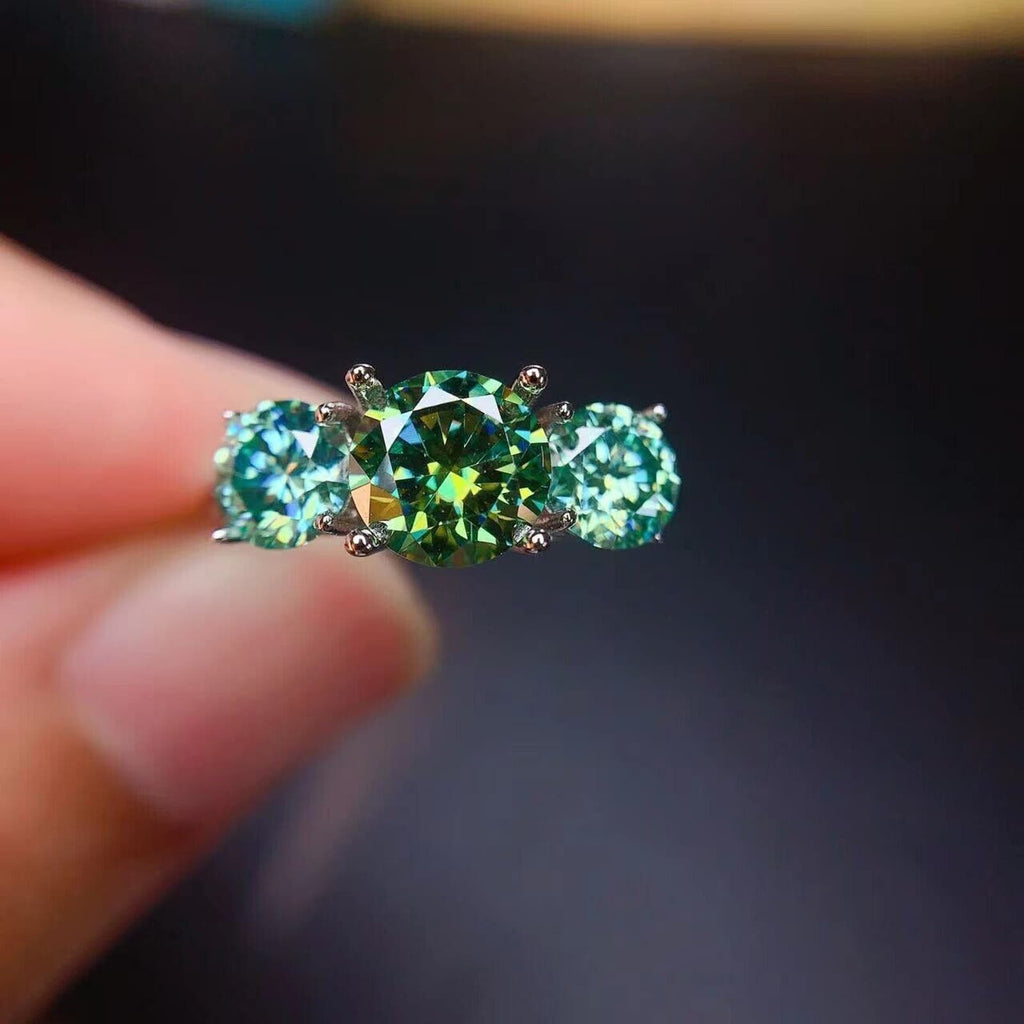 Green Moissanite, Green Moissanite Ring, Green Moissanite Rings, Moissanite, Green Moissanite Ring, 2 Carat Moissanite RIng, Moissanite Ring, Moissanite, VVS1 Miossanite, Gray Moissanite, White Moissanite, Solitaire Moissanite Ring, Round Brilliant Cut Moissanite Ring, Moissanite Ring, Round Brilliant Cut, 5 Carat Moissanite Ring, Moissanite Jewelry