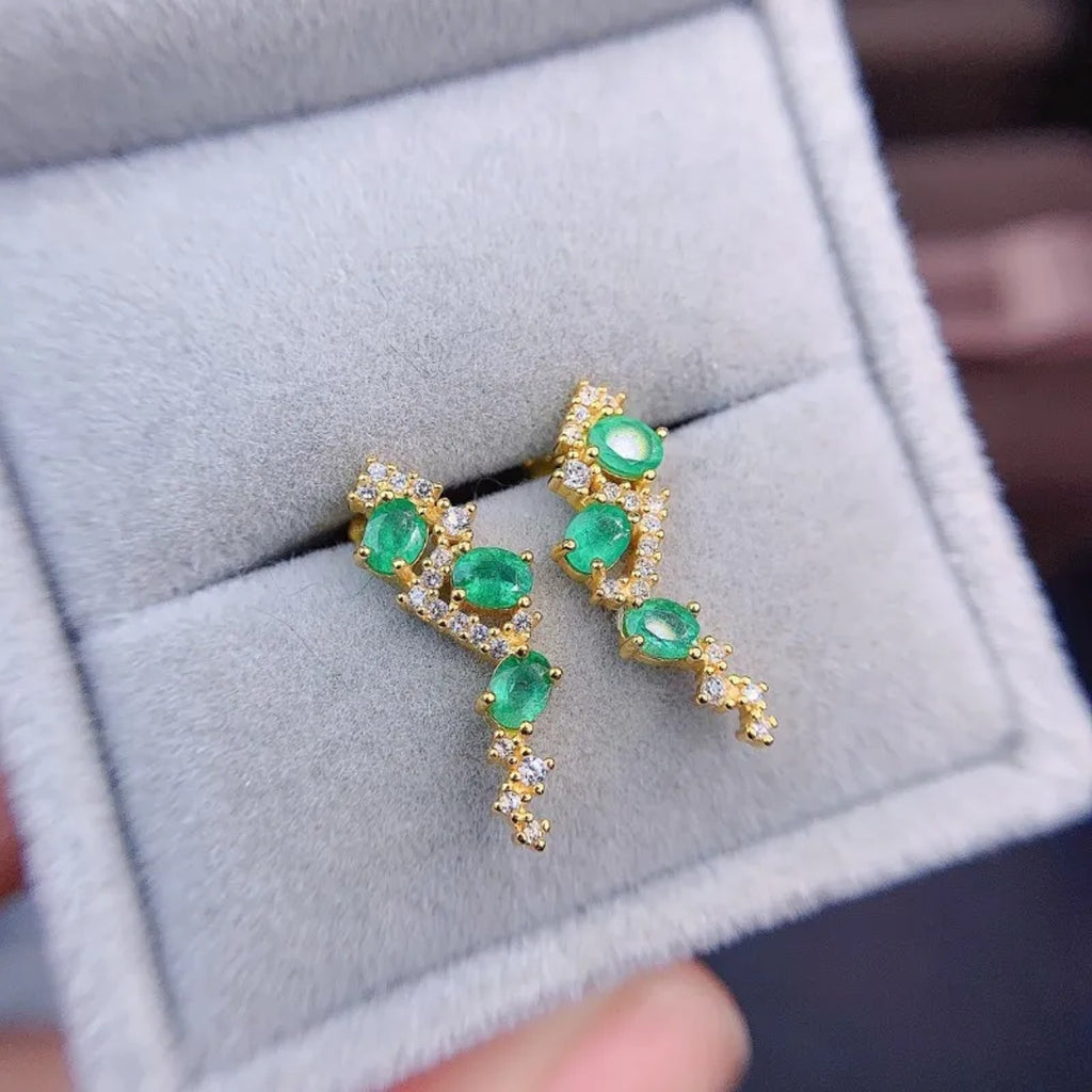 Natural Emerald Earrings, Emerald Earrings, Emerald Stud Earrings, 925 Sterling Silver, Natural Emeralds, Natural Emerald, Sterling Silver Emerald Earrings, Oval Cut Emerald Stud Earrings, Emerald Stud Earrings 925 Sterling Silver, 925 Sterling Silver Emerald Earrings, Natural Emerald Studs, Emerald Studs, Emerald Stud Earrings, Emerald Earrings For Women, Anniversary Gift, May Birthstone Emerald, Emerald Jewelry, Colombian Emerald, Mined Emerald, Genuine Emerald, Emerald with Certificate, Emerald Meaning