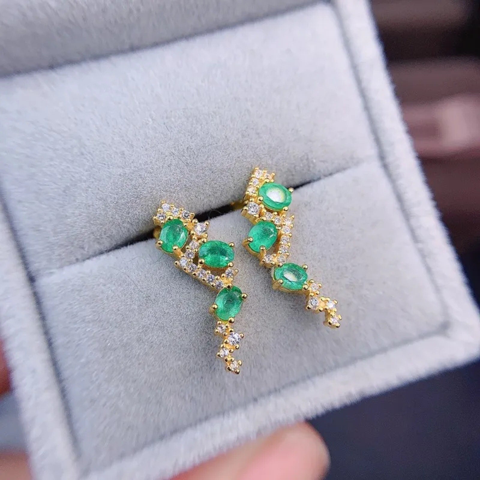 Natural Emerald Earrings, Emerald Earrings, Emerald Stud Earrings, 925 Sterling Silver, Natural Emeralds, Natural Emerald, Sterling Silver Emerald Earrings, Oval Cut Emerald Stud Earrings, Emerald Stud Earrings 925 Sterling Silver, 925 Sterling Silver Emerald Earrings, Natural Emerald Studs, Emerald Studs, Emerald Stud Earrings, Emerald Earrings For Women, Anniversary Gift, May Birthstone Emerald, Emerald Jewelry, Colombian Emerald, Mined Emerald, Genuine Emerald, Emerald with Certificate, Emerald Meaning