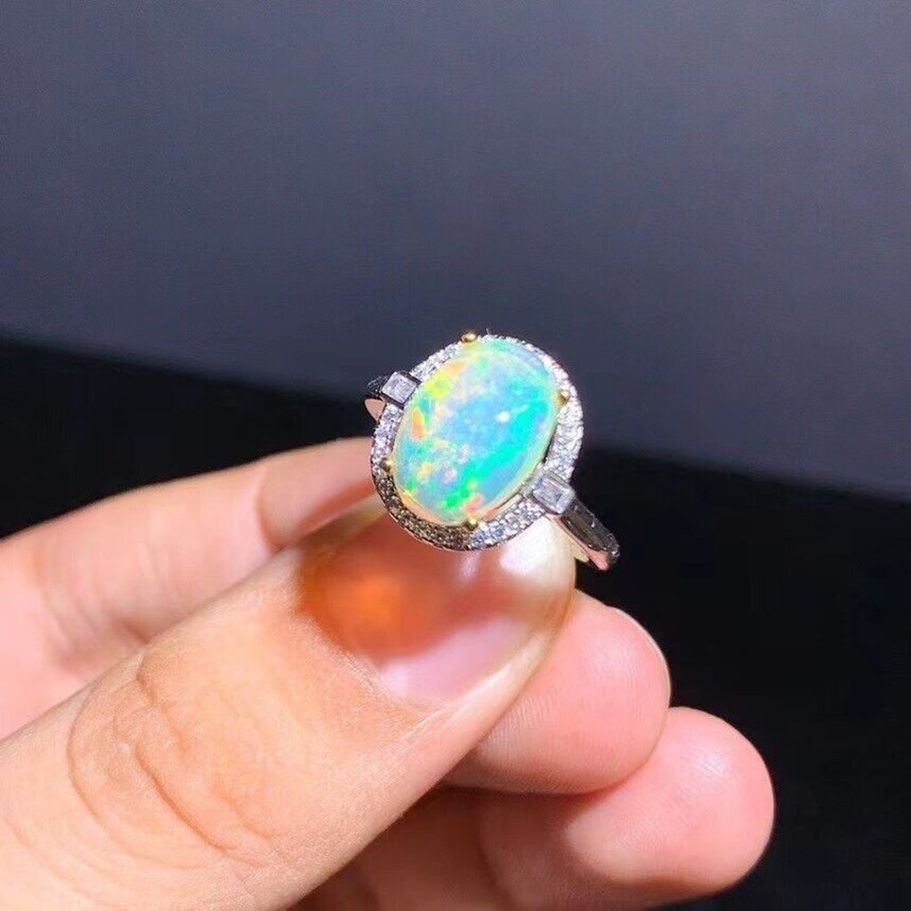 Natural Opal Ring, Opal Ring, Colorful Opal Ring, Fire Opal Ring, Australian Opal Ring, Opal Gemstone Ring, October Birthstone Opal, Large Opal Ring, Women’s Opal Rings, 925 Sterling Silver Opal Ring, Opal, Natural Opal, Opal Gemstone, White Opal, Fire Opal, Natural Opal, Genuine Opal, Mined Opal, Opal with Flash, Opal with Fire, Color Play, Play of Color, Colorful Opal, Opal Rings, Natural Opal Rings, Sterling Silver Opal Rings