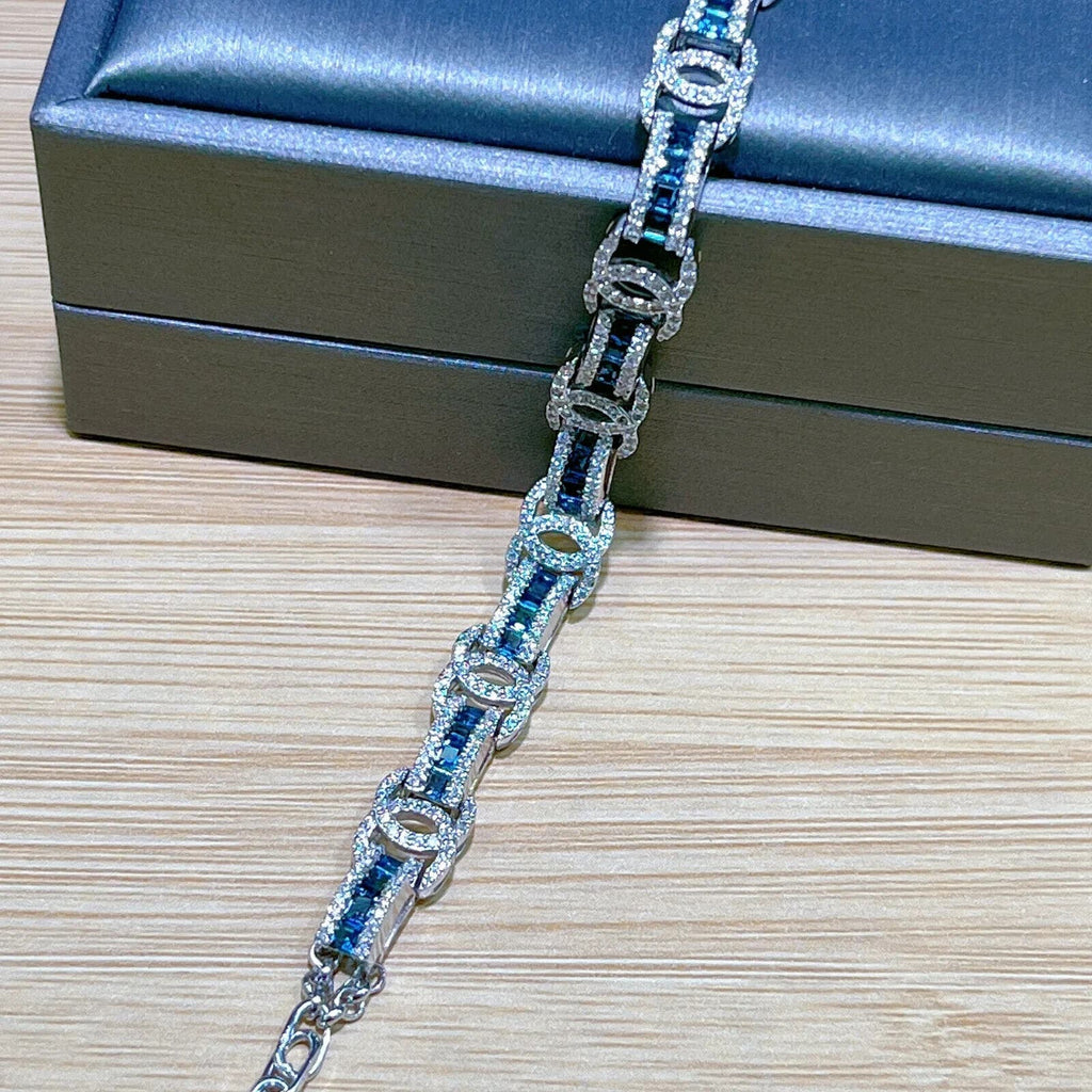 London Blue Topaz, London Blue Topaz Bracelet, Natural London Blue Topaz Bracelet, Sterling Silver London Blue Topaz Bracelet, Natural Blue Topaz Bracelet, Sterling Silver Blue Topaz Bracelet, December Birthstone London Blue Topaz, London Blue Topaz Jewelry, London Blue Topaz Tennis Bracelet, London Blue Topaz Gemstone, London Blue Topaz Meaning, December Birthstone Jewelry, London Blue Topaz Spiritual Meaning