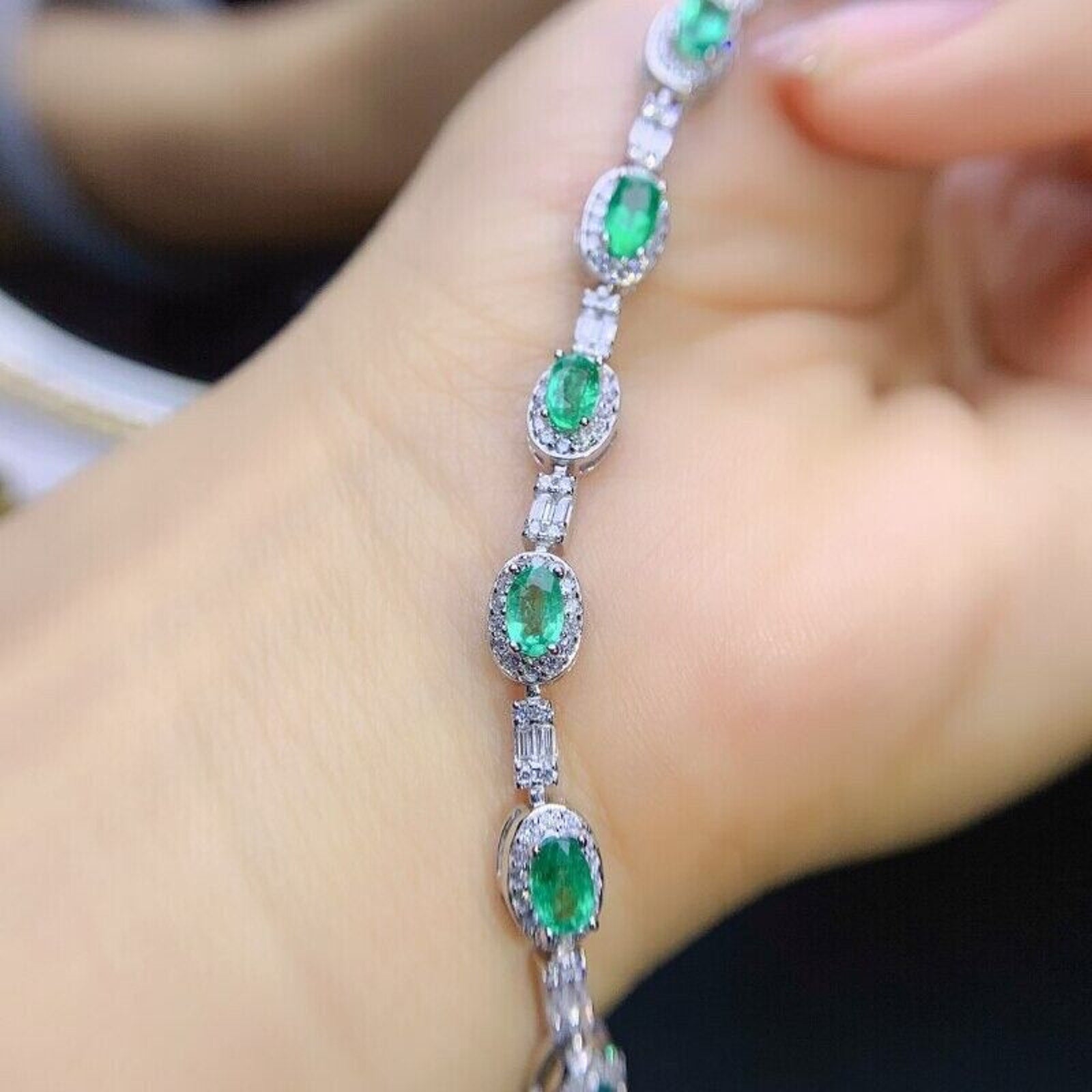 Emerald Tennis Bracelet, Emerald Bracelet, Natural Emerald Bracelet, Natural Emerald, Emerald, Emerald 925 Sterling Silver, Natural Emerald Tennis Bracelet, Emerald Tennis Bracelets, Sterling Silver Emerald Bracelet, 925 Sterling SIlver, Emerald, Colombian Emerald, Natural Mined Emerald, Emerald, Bright Green Emerald, Emerald Jewelry, May Birthstone Emerald, Emerald Birthstone, Emerald Meaning, Genuine Emerald, Real Colombian Emerald, Authentic Emerald, Sterling Silver Emerald Bracelet, Natural Emeralds