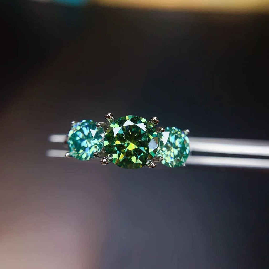 Green Moissanite, Green Moissanite Ring, Green Moissanite Rings, Moissanite, Green Moissanite Ring, 2 Carat Moissanite RIng, Moissanite Ring, Moissanite, VVS1 Miossanite, Gray Moissanite, White Moissanite, Solitaire Moissanite Ring, Round Brilliant Cut Moissanite Ring, Moissanite Ring, Round Brilliant Cut, 5 Carat Moissanite Ring, Moissanite Jewelry