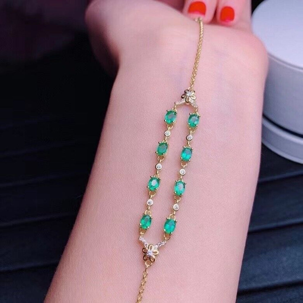 Emerald Tennis Bracelet, Emerald Bracelet, Natural Emerald Bracelet, Natural Emerald, Emerald, Emerald 925 Sterling Silver, Natural Emerald Tennis Bracelet, Emerald Tennis Bracelets, Sterling Silver Emerald Bracelet, 925 Sterling SIlver, Emerald, Colombian Emerald, Natural Mined Emerald, Emerald, Bright Green Emerald, Emerald Jewelry, May Birthstone Emerald, Emerald Birthstone, Emerald Meaning, Genuine Emerald, Real Colombian Emerald, Authentic Emerald, Sterling Silver Emerald Bracelet, Natural Emeralds