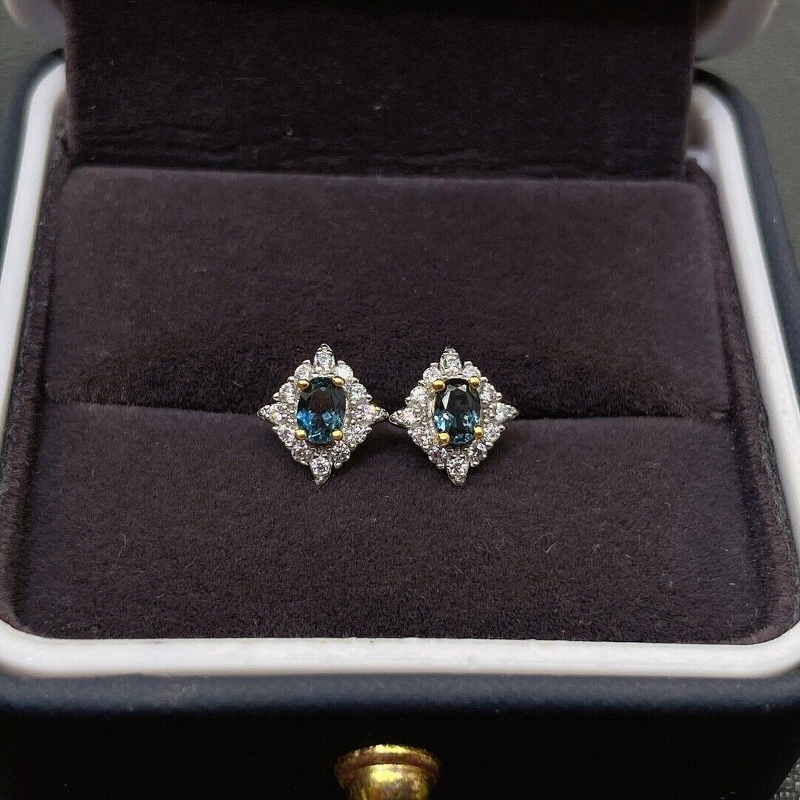 Dainty London Blue Topaz Stud Earrings, Natural London Blue Topaz Earrings, London Blue Topaz Cluster Stud Earrings, Women's London Blue Topaz Earrings, London Blue Topaz Jewelry, Natural London Blue Topaz Gemstone Jewelry Set, Women's London Blue Topaz Earrings, London Blue Topaz Ring, London Blue Topaz Stud Earrings, London Blue Topaz Earrings, Women's London Blue Topaz Jewelry, Sterling Silver London Blue Topaz Jewelry, December Birthstone London Blue Topaz, London Blue Topaz Spiritual Meaning